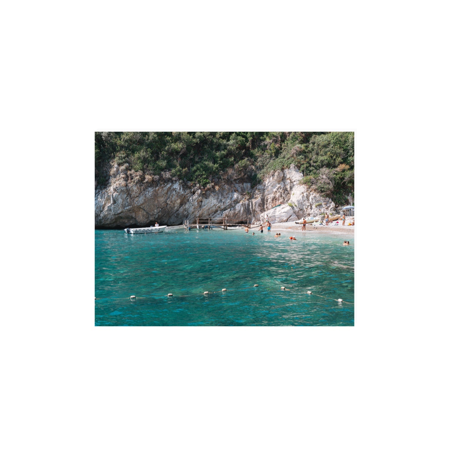 Azure Abyss Nerano wall art 12 x 16 in unframed fine art print
