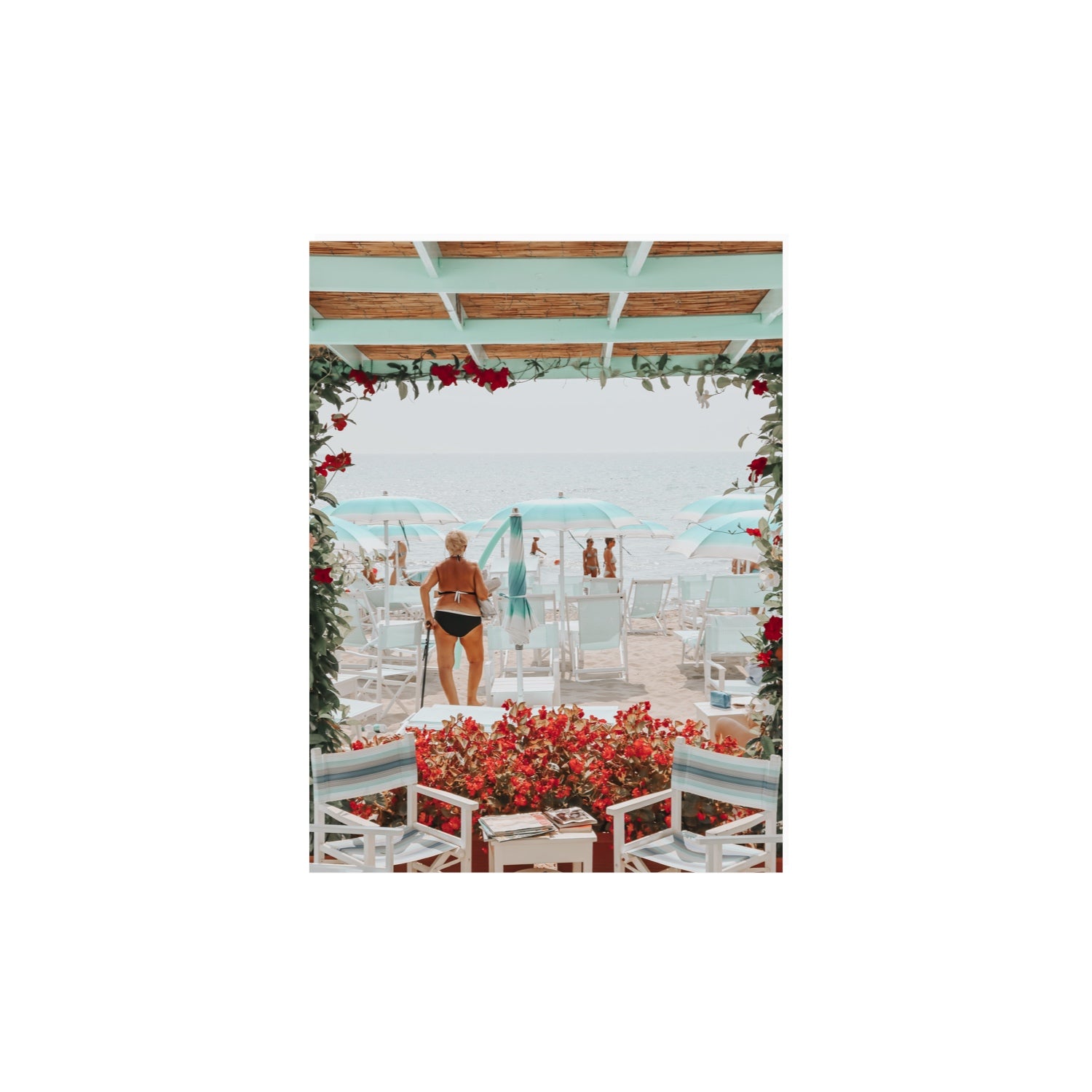 Nonna's Italian Escape Alassio Italian wall art 12 x 16 in unframed fine art print