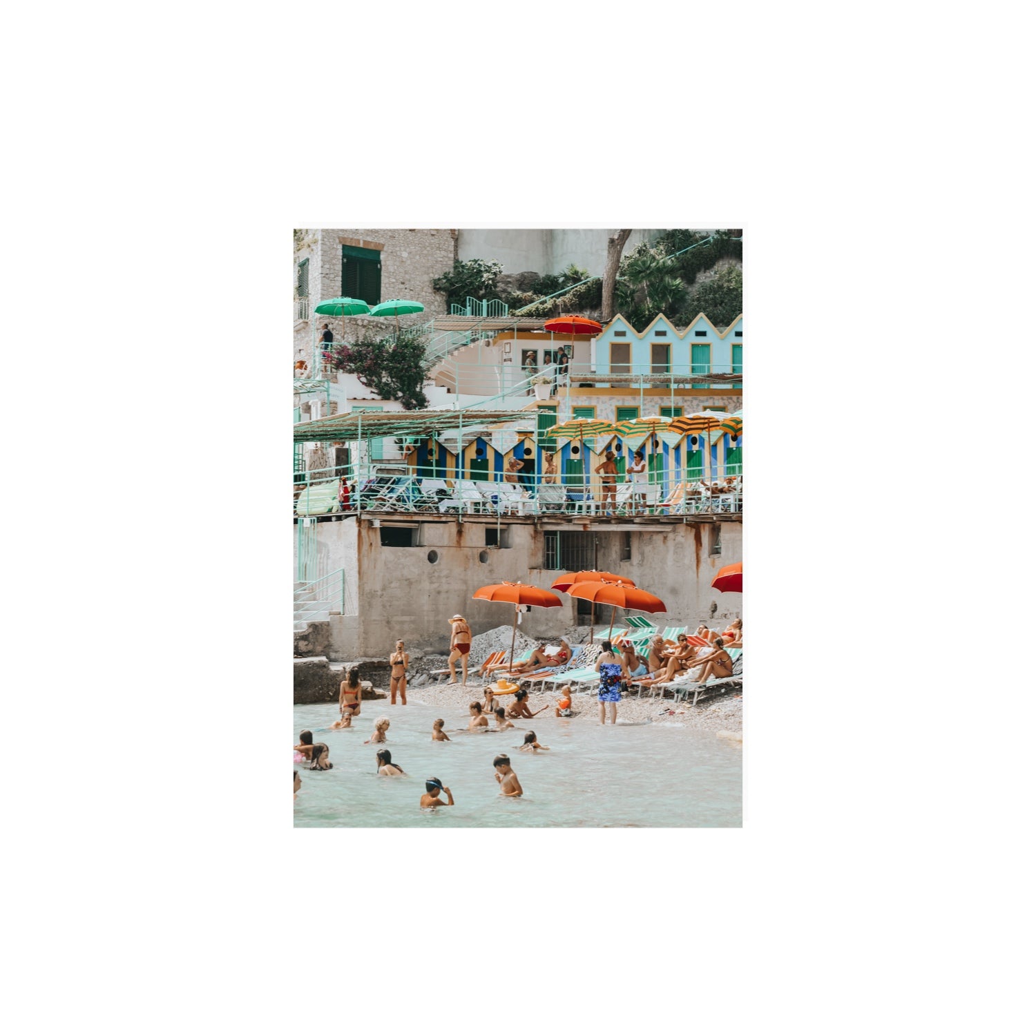 Kaleidoscope fine art print, Capri, Italy, 12 x 16 in, Unframed, Fine Art Print