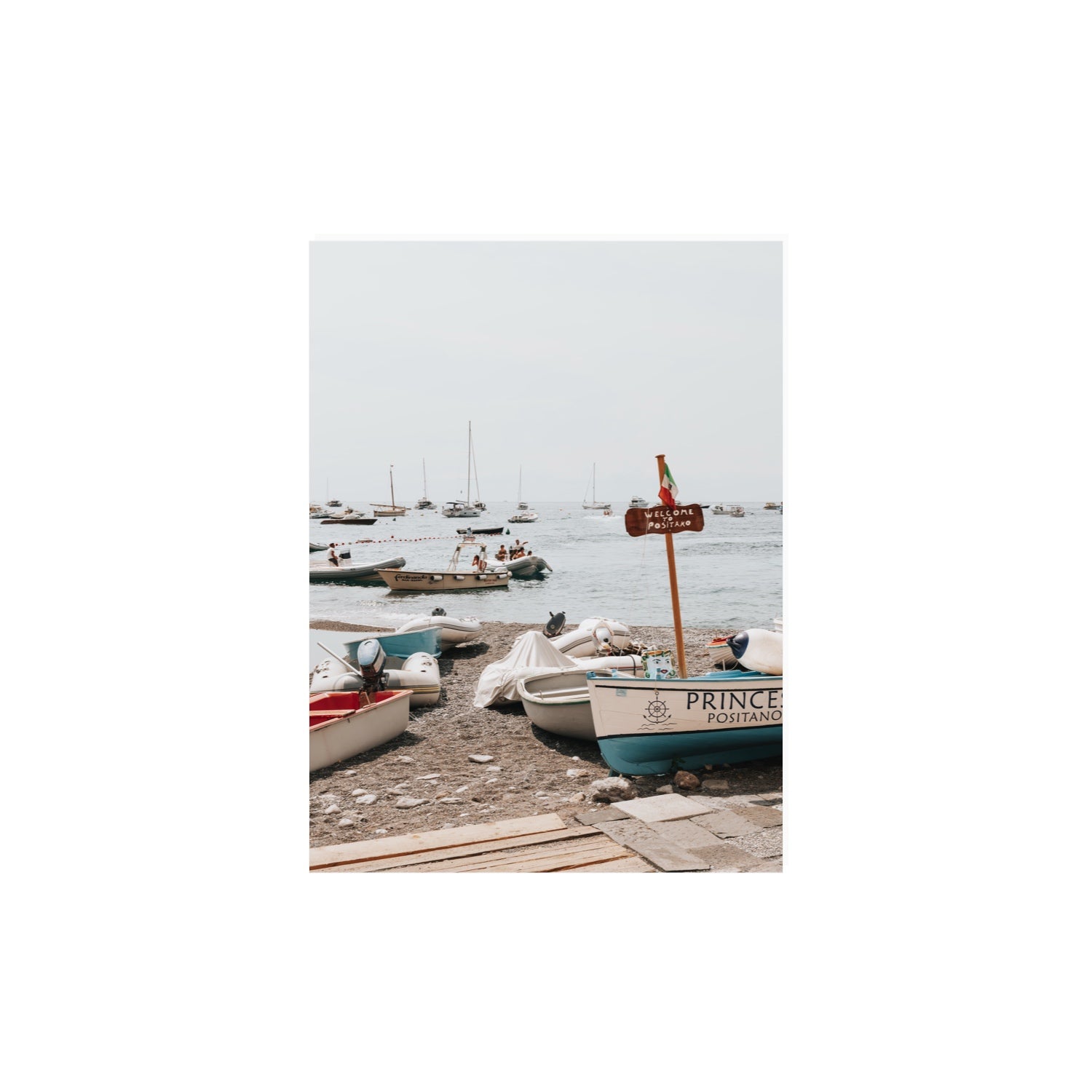 Coming Home Positano wall art 12 x 16 in unframed fine art print