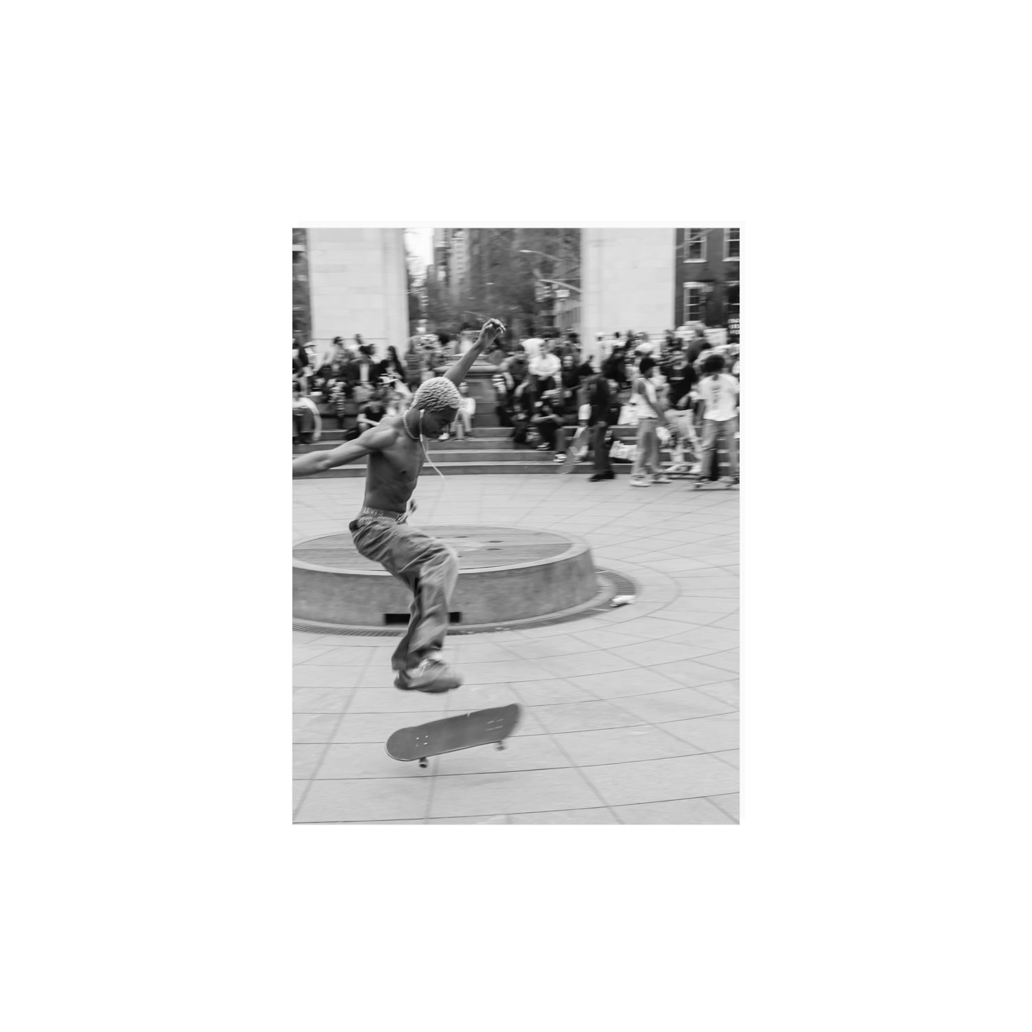 Airborne Rhythms New York NYC Black & White wall art 12 x 16 in unframed fine art print