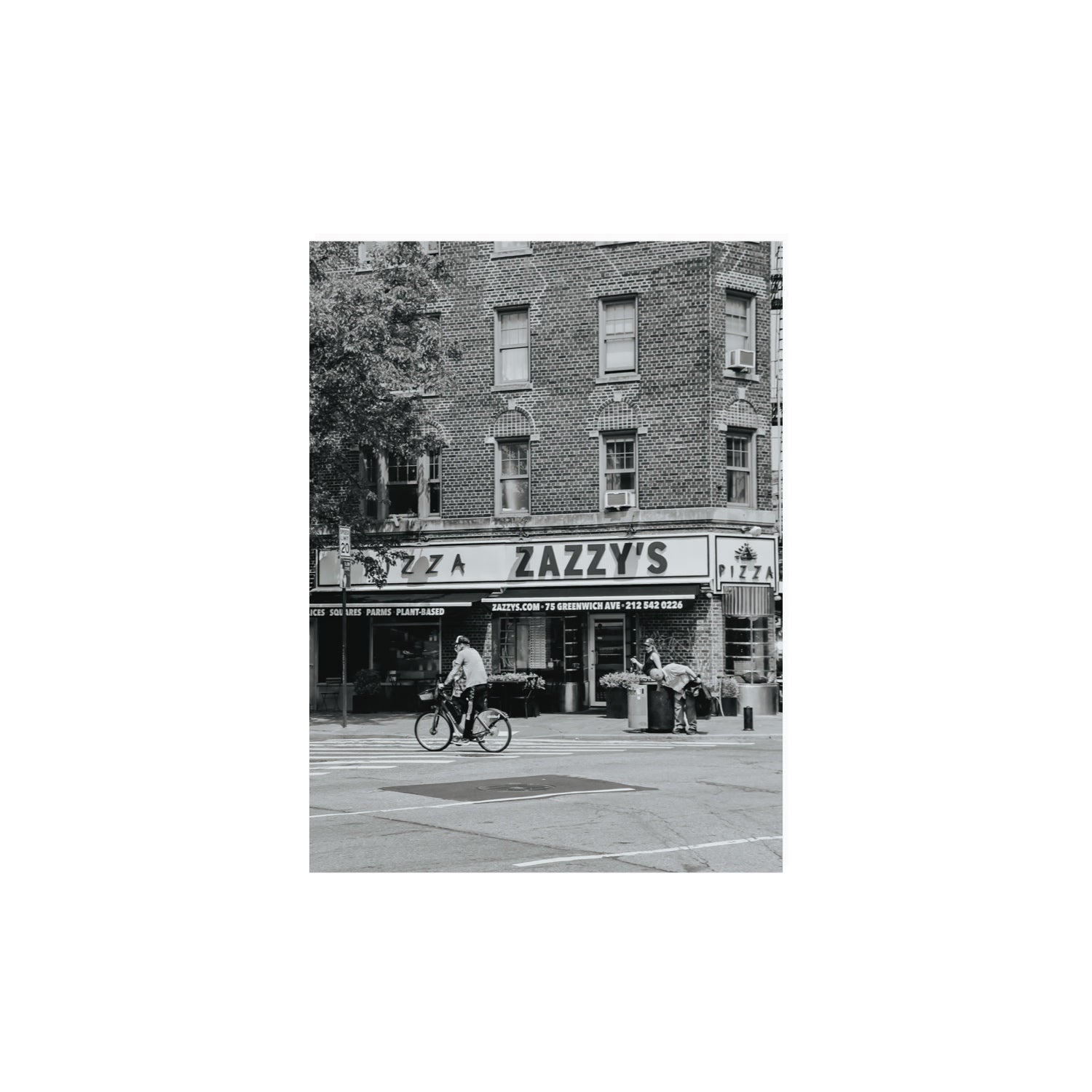 Zazzy's New York NYC Black & White wall art 12 x 16 in unframed fine art print