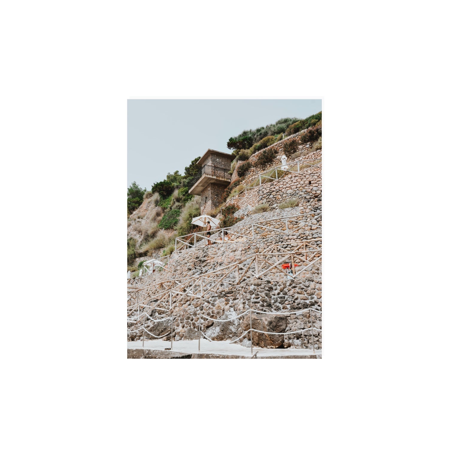 Solitude by the Sea Tuscany coastal Italian wall art 12 x 16 in unframed fine art print