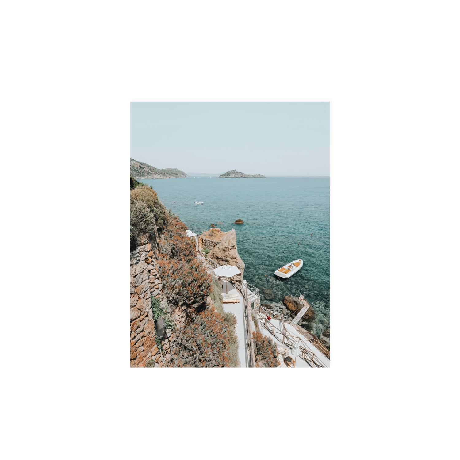Front Row Seat Tuscany coastal wall art 12 x 16 in unframed fine art print