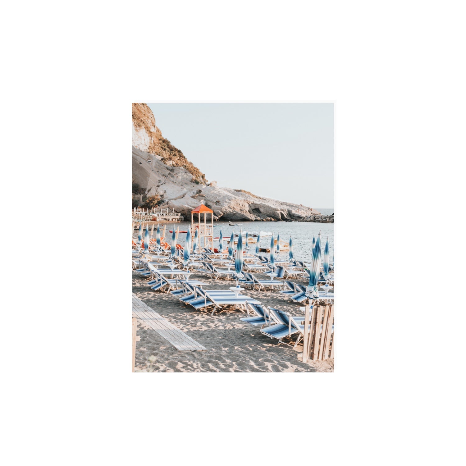 The Golden Hour Ischia Italian coastal wall art 12 x 16 in unframed fine art print