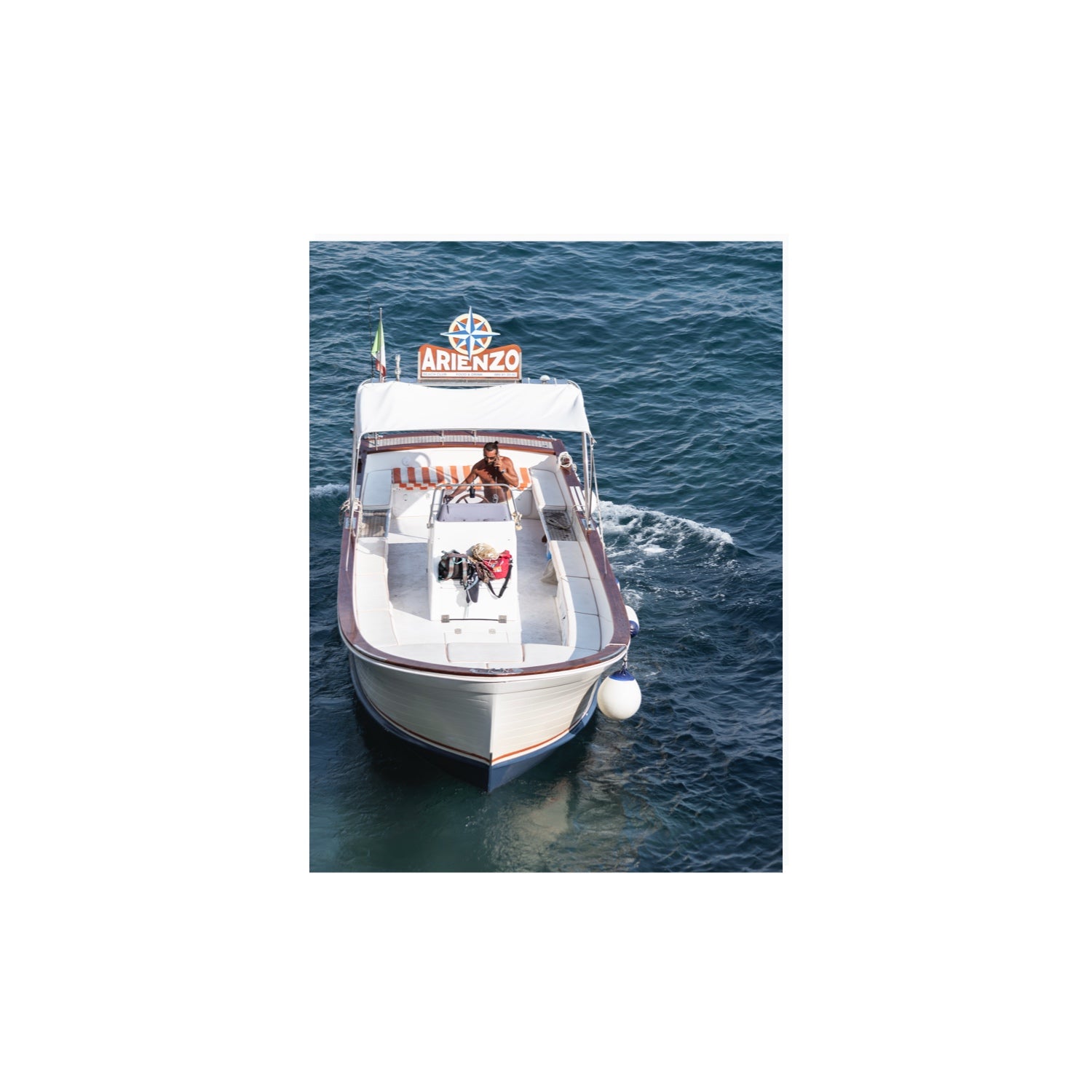Pilota di Motoscafo fine art print, Positano, Italy, 12 x 16 in, Unframed, Fine Art Print