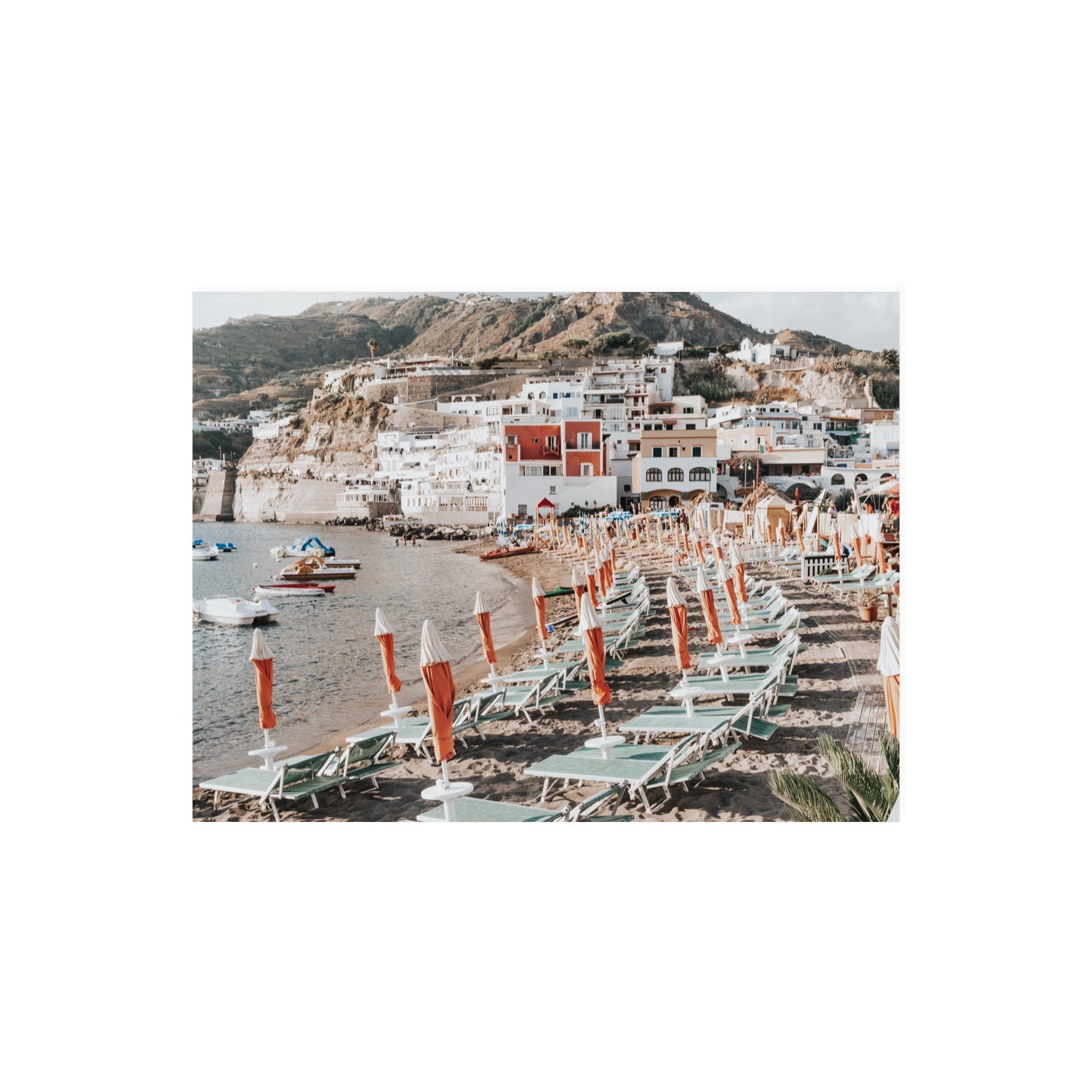 Sole Estivo Ischia Italian coastal wall art 18 x 24 in unframed fine art print