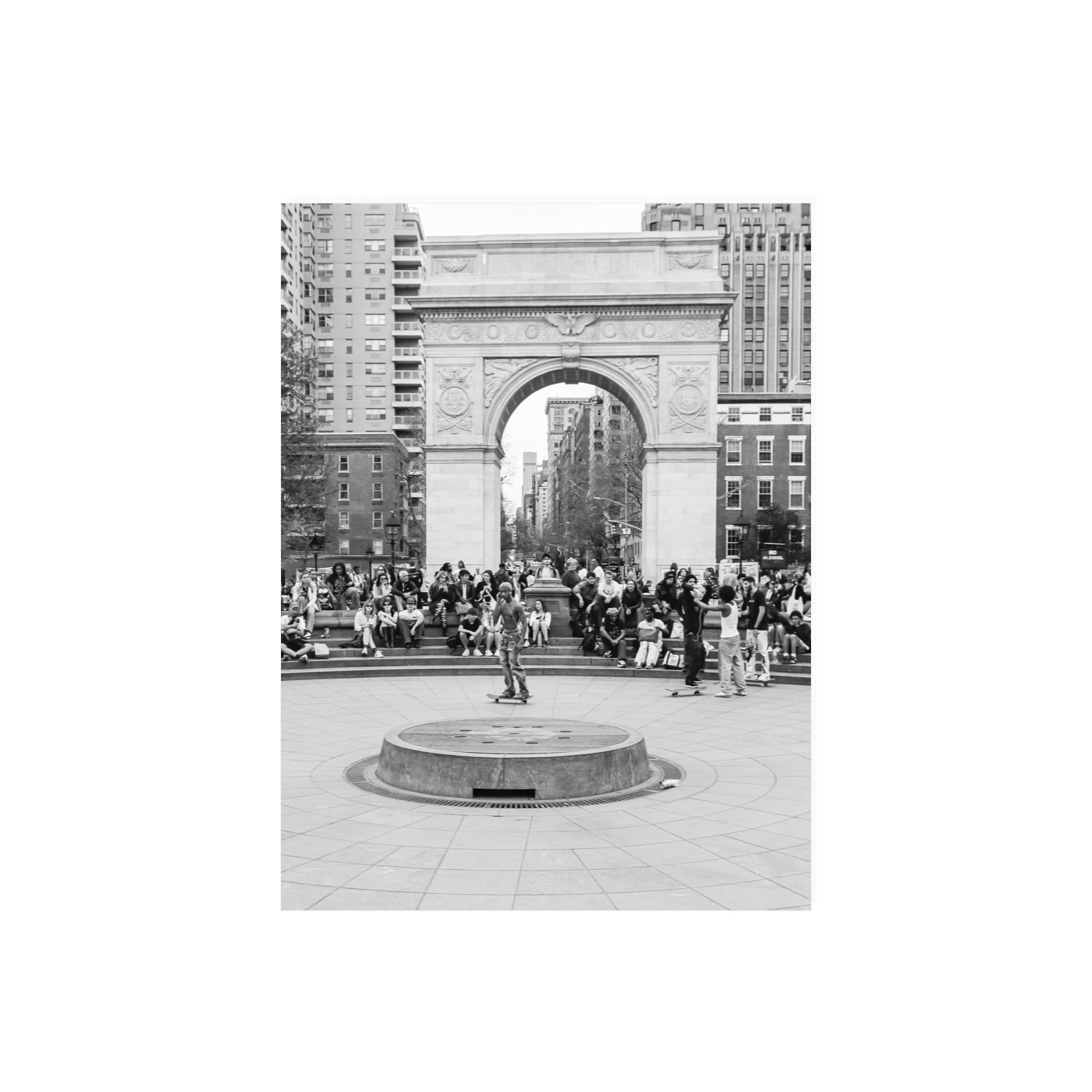 Concrete Conqueror New York NYC Skateboard wall art 18 x 24 in unframed fine art print