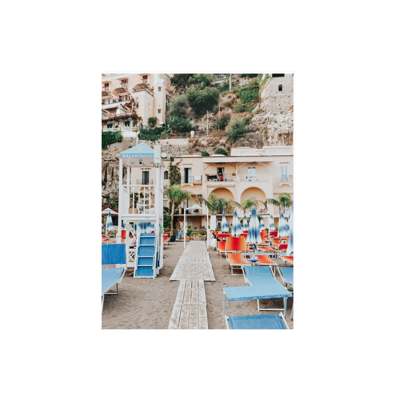 Torre Di Salvataggio Positano wall art 18 x 24 in unframed fine art print