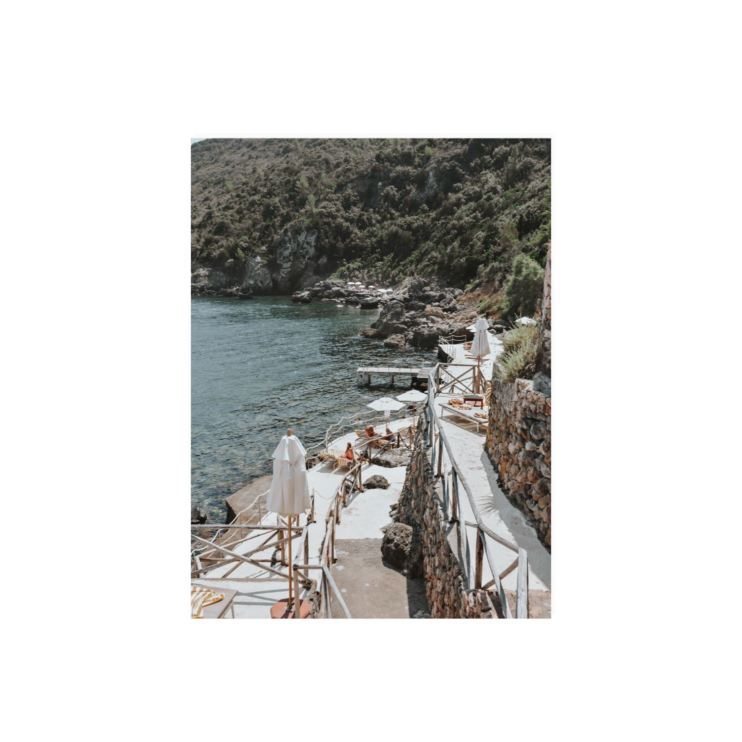 L'Estate Tuscany coastal Italian wall art 18 x 24 in unframed fine art print