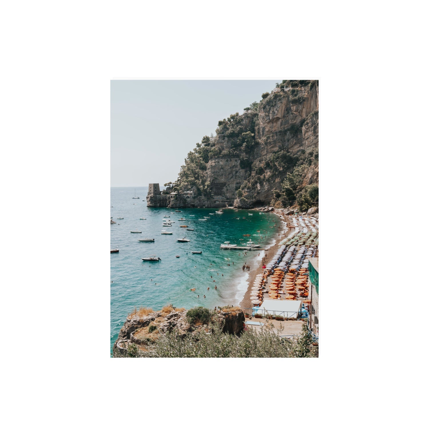 Baia dei Sogni fine art print, Positano, Italy, 18 x 24 in, Unframed, Fine Art Print