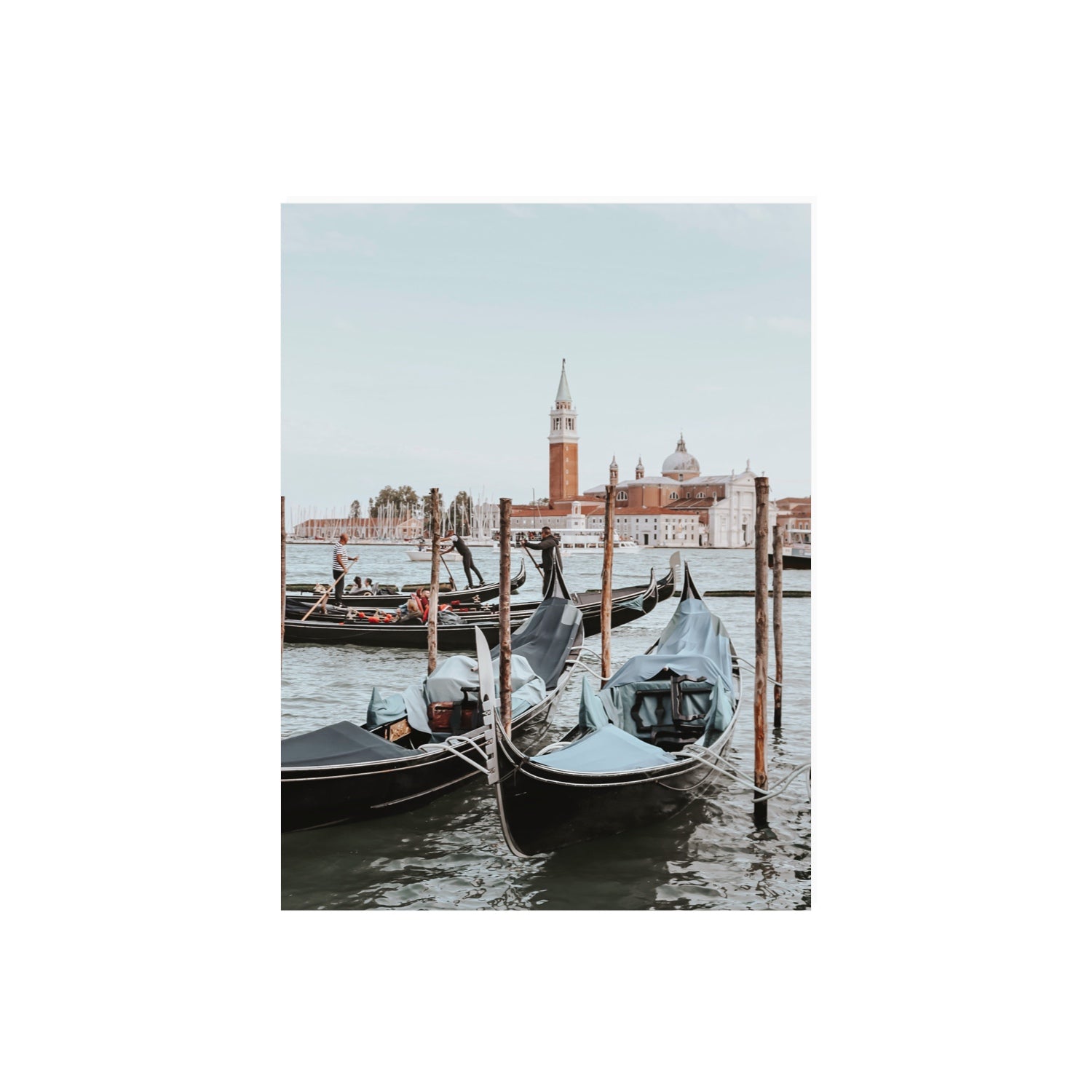 Italian Commute Venice Italian Mediterranean decor wall art 18 x 24 in unframed fine art print