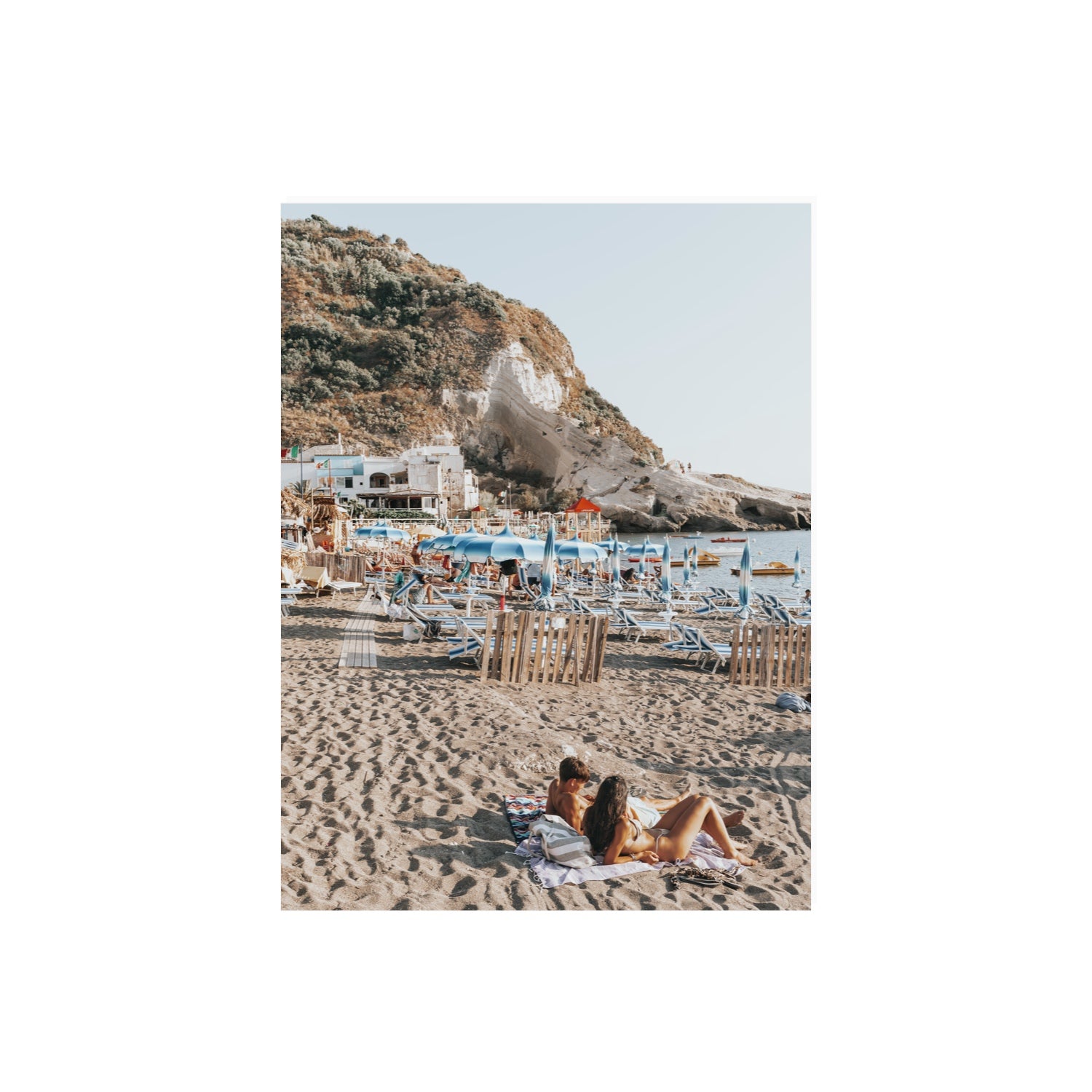 Beach Buddies fine art print, Ischia, Italy, 18 x 24 in, Unframed, Fine Art Print