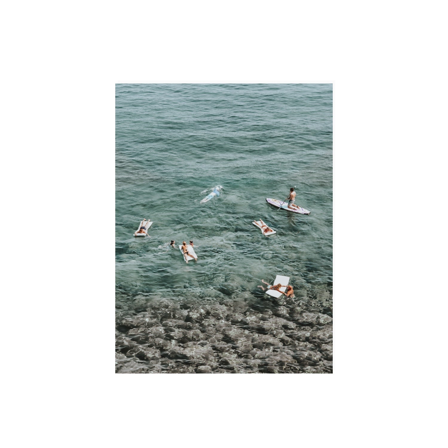 The Big Chill Tuscany coastal Italian wall art 18 x 24 in unframed fine art print