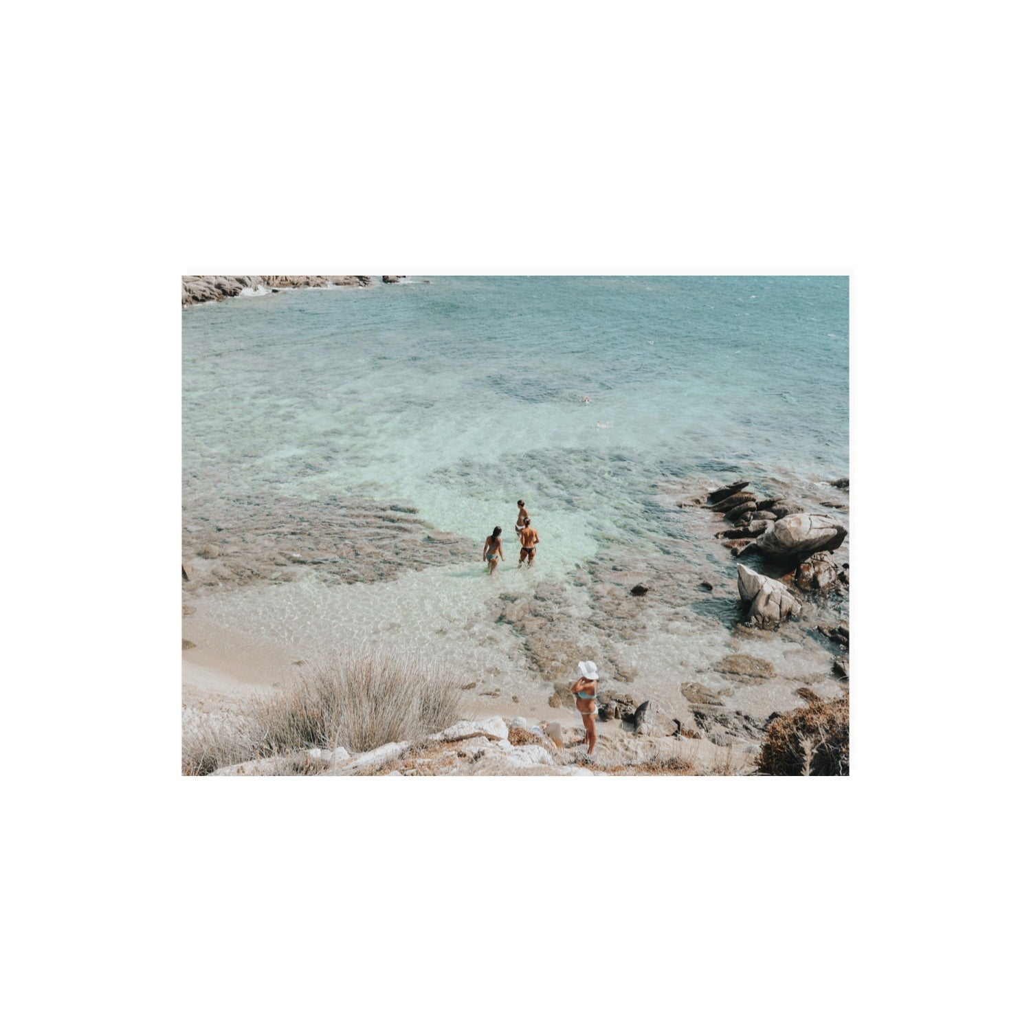 Easy On The Eyes Mykonos Greek island wall art 18 x 24 in unframed fine art print