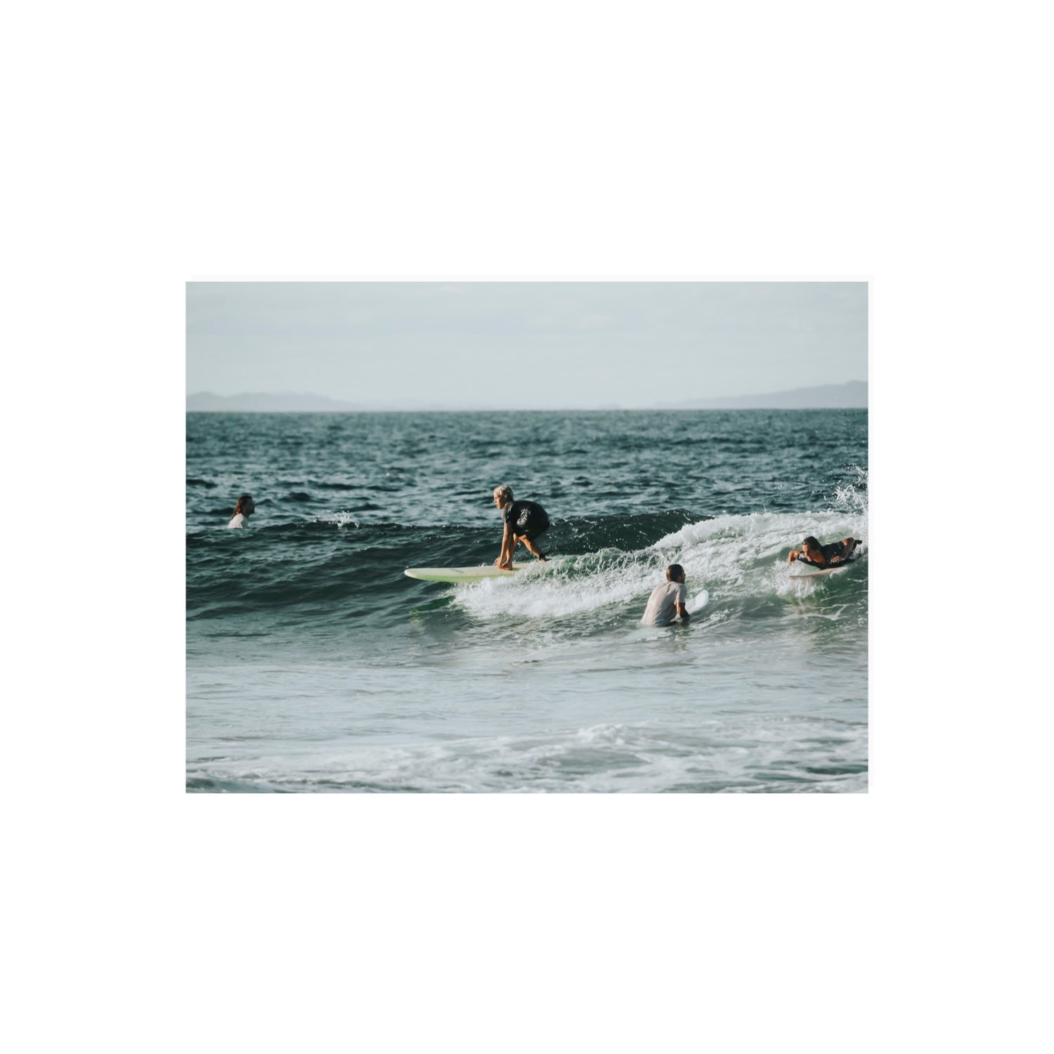 The Boys of Summer Byron Bay Surf coastal wall art 18 x 24 in unframed fine art print