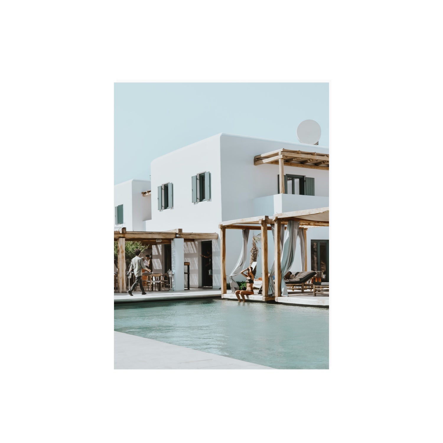 Aphrodite Mykonos Greek island wall art 18 x 24 in unframed fine art print