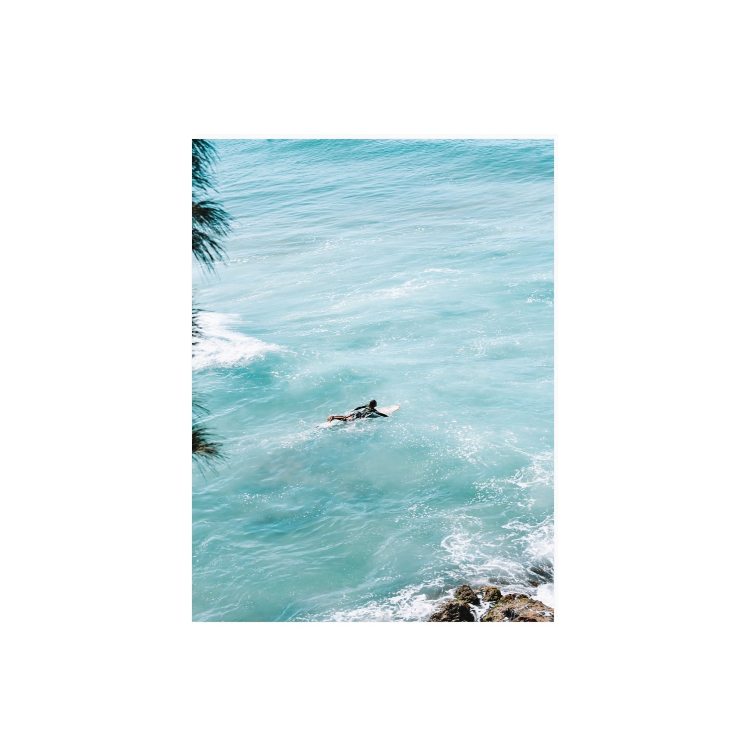 Blue Crush fine art print, Byron Bay, Australia, 18 x 24 in, Unframed, Fine Art Print