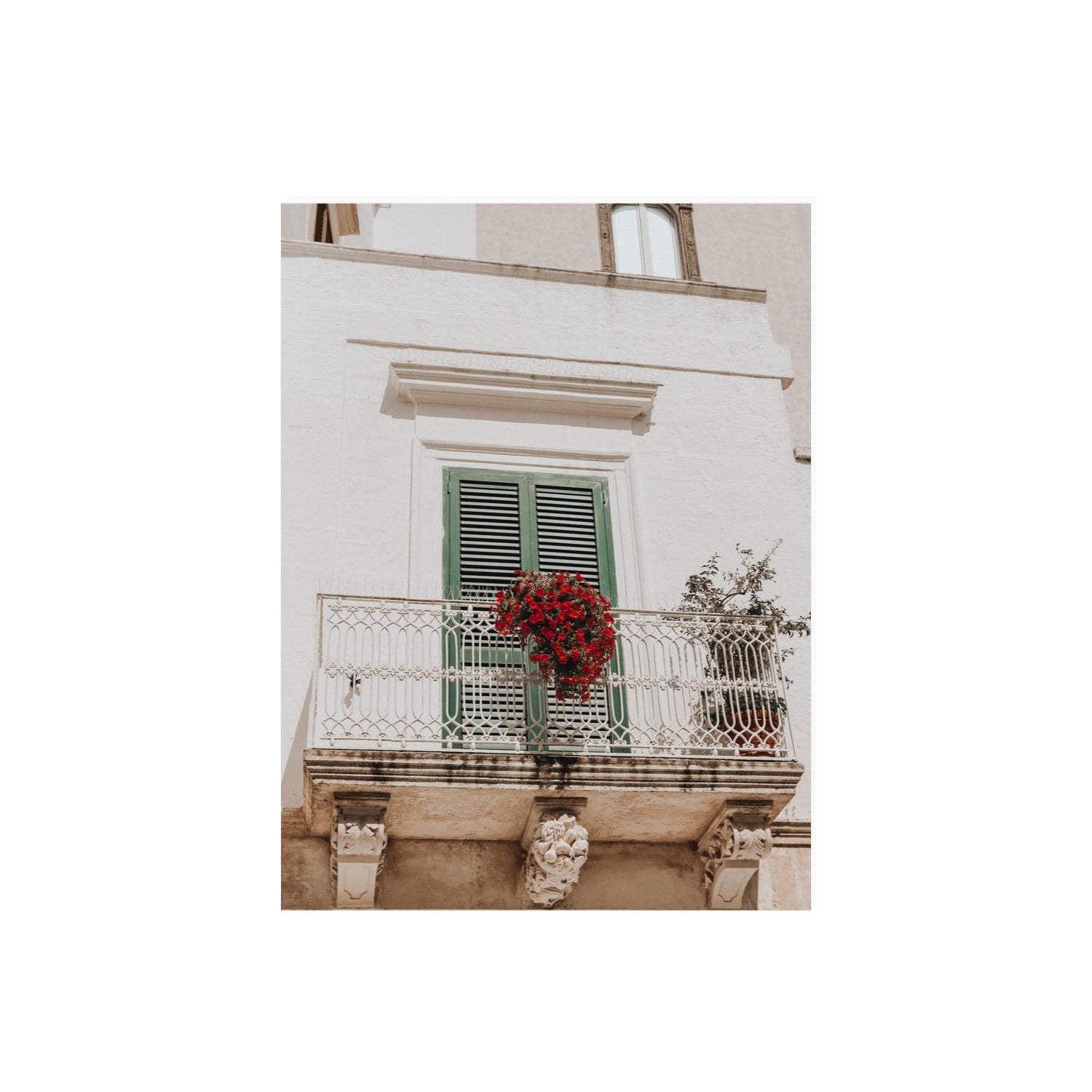 Balcone Estivo Puglia Italian wall art 18 x 24 in unframed fine art print