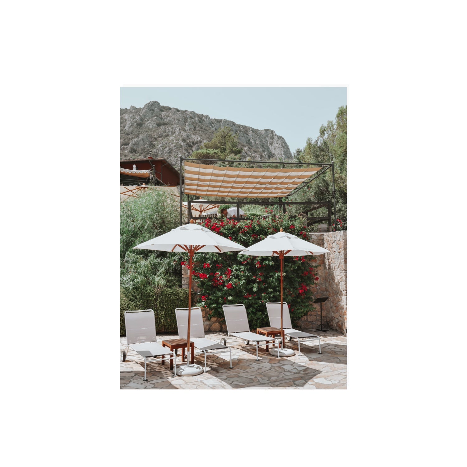 Shades of Leisure Tuscany coastal Italian wall art 18 x 24 in unframed fine art print