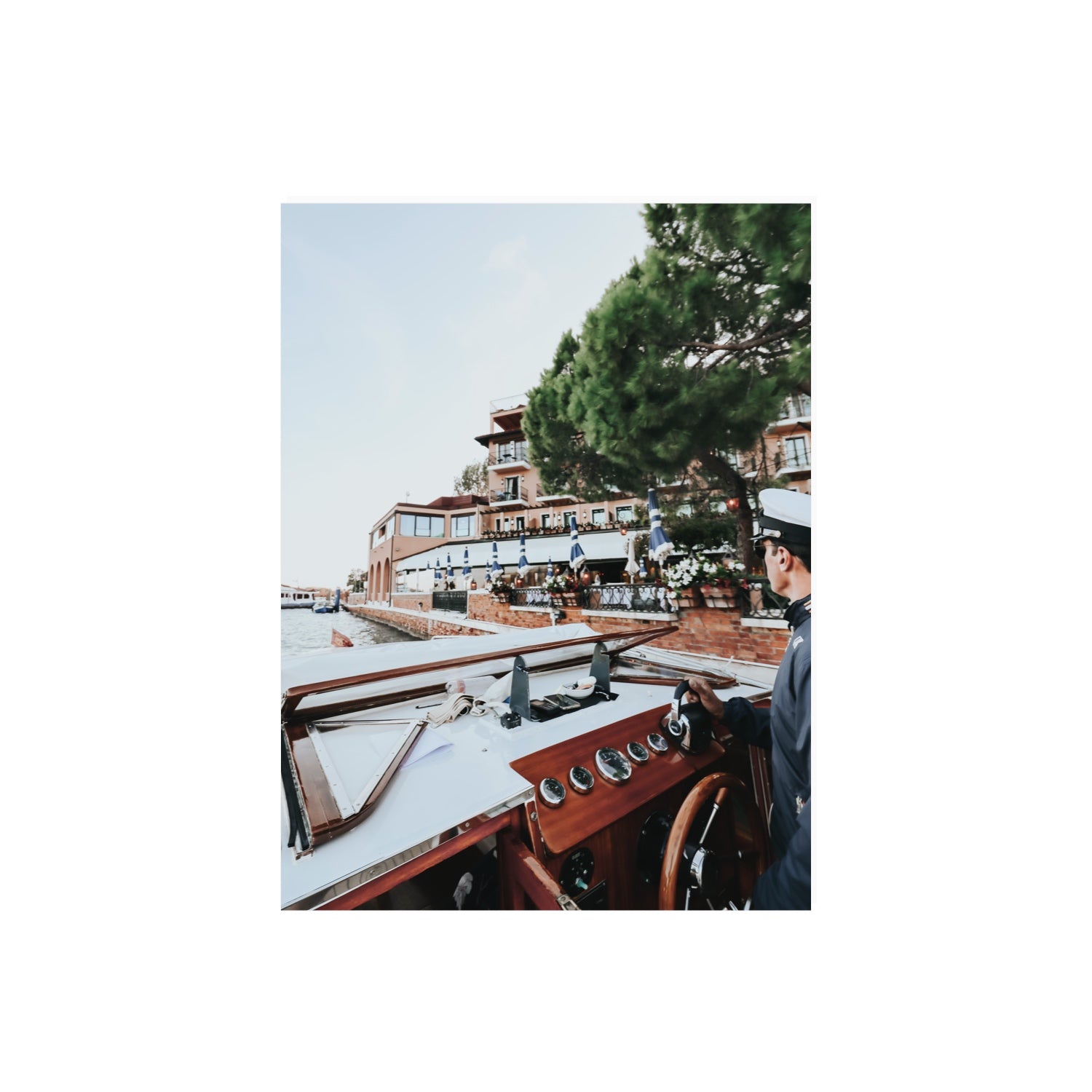 The Driver Venice Canal Italian wall art 18 x 24 in unframed fine art print