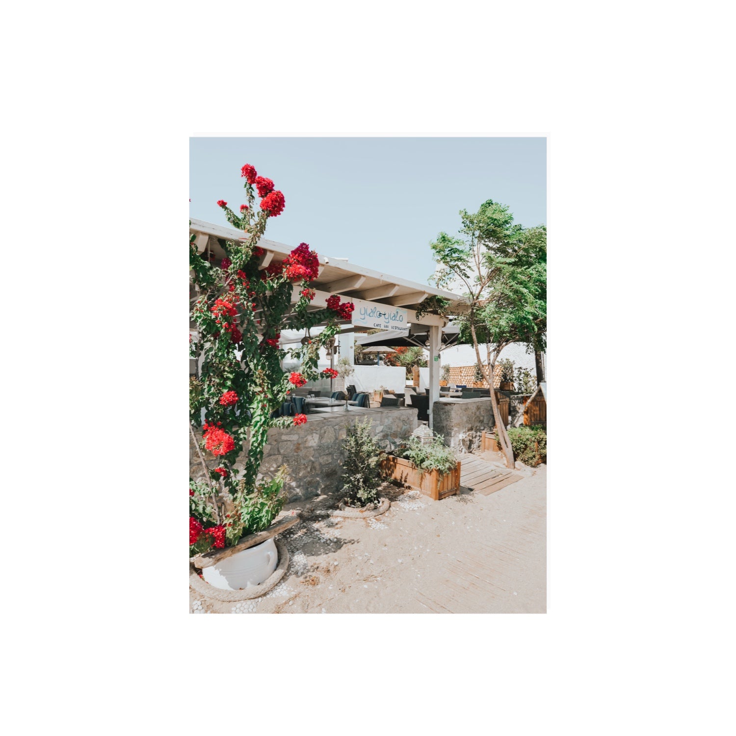 Yialo Yialo fine art print, Mykonos, Greece, 18 x 24 in, Unframed, Fine Art Print