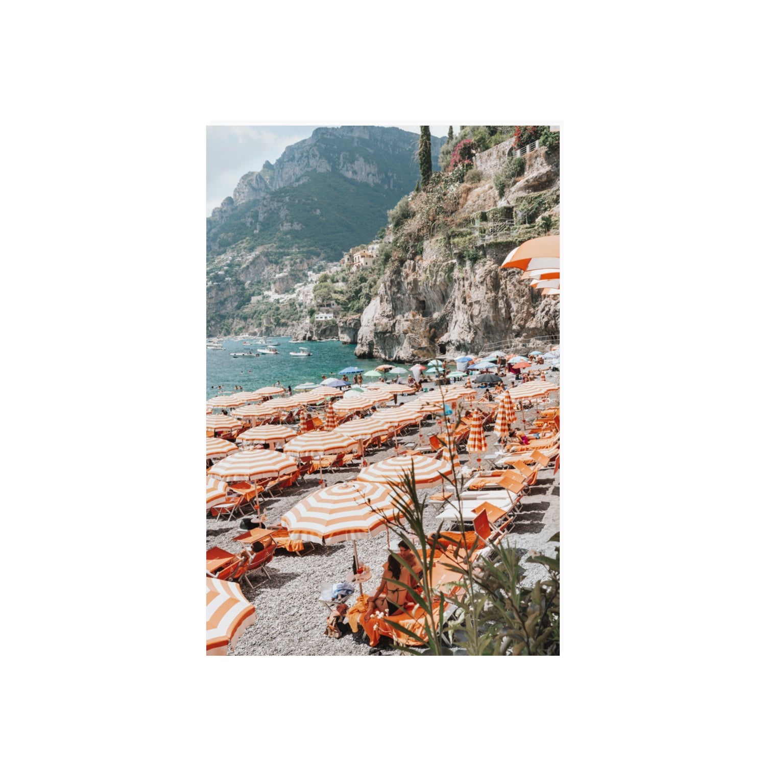 Bagni d'Arienzo Positano decor wall art 20 x 30 in unframed fine art print