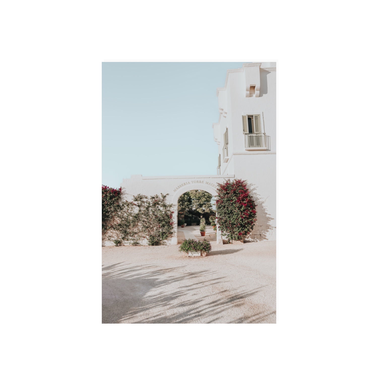 Villa Retreat Puglia Italian wall art 20 x 30 in unframed fine art print