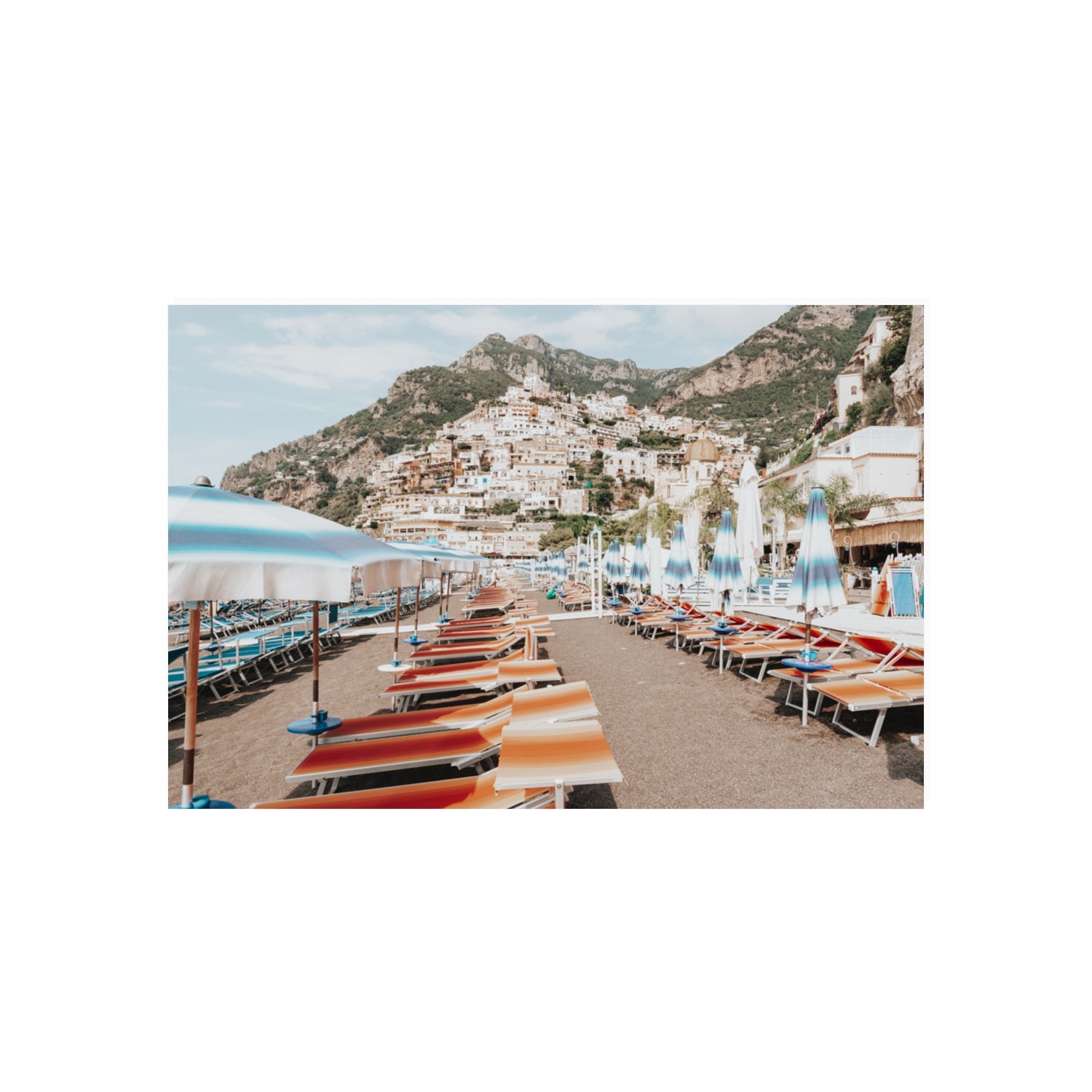 Spiaggia Grande fine art print, Positano, Italy, 20 x 30 in, Unframed, Fine Art Print