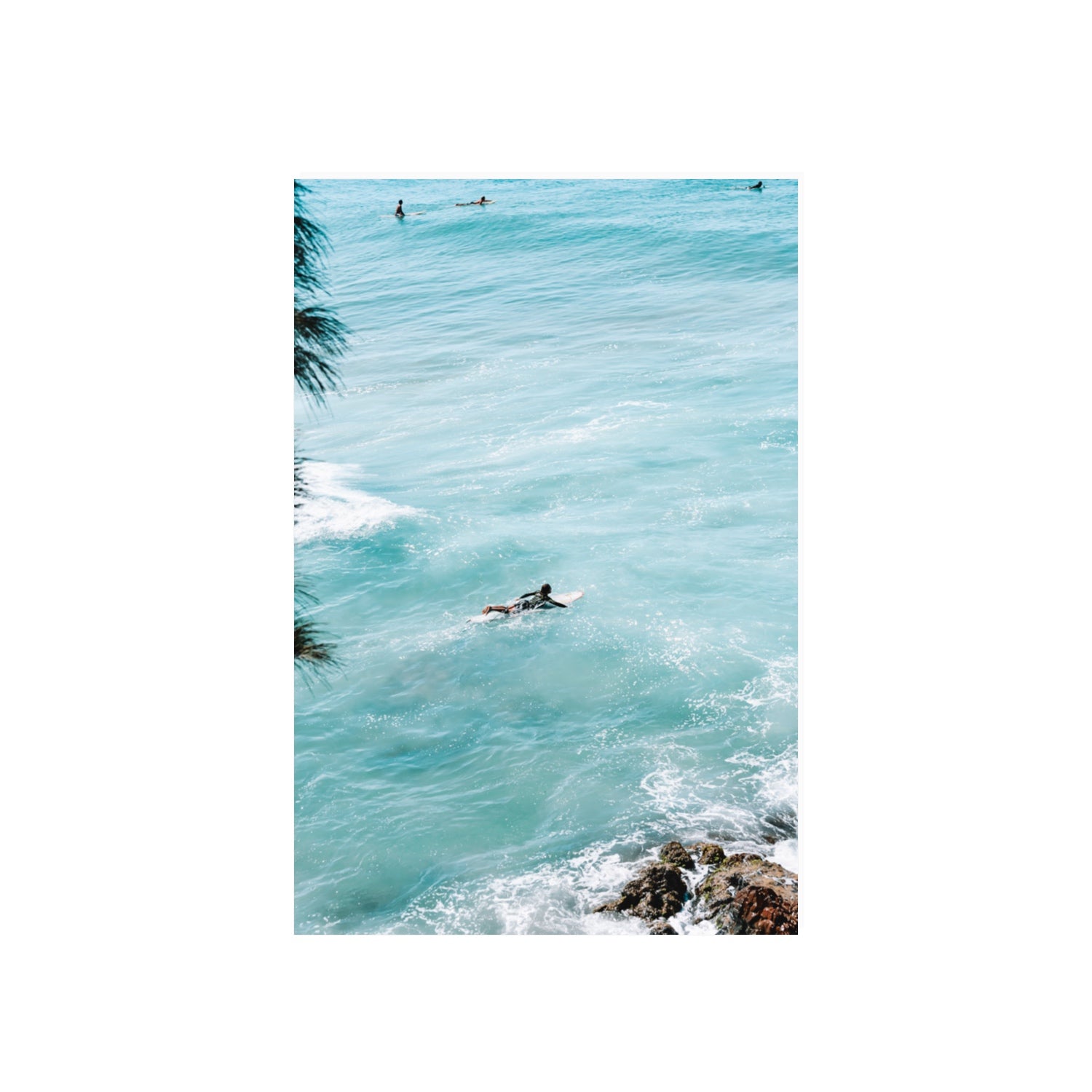 Blue Crush fine art print, Byron Bay, Australia, 20 x 30 in, Unframed, Fine Art Print