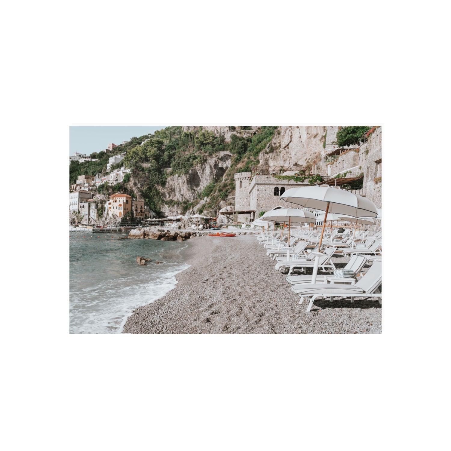 Borgo Santandrea fine art print, Amalfi, Italy, 20 x 30 in, Unframed, Fine Art Print