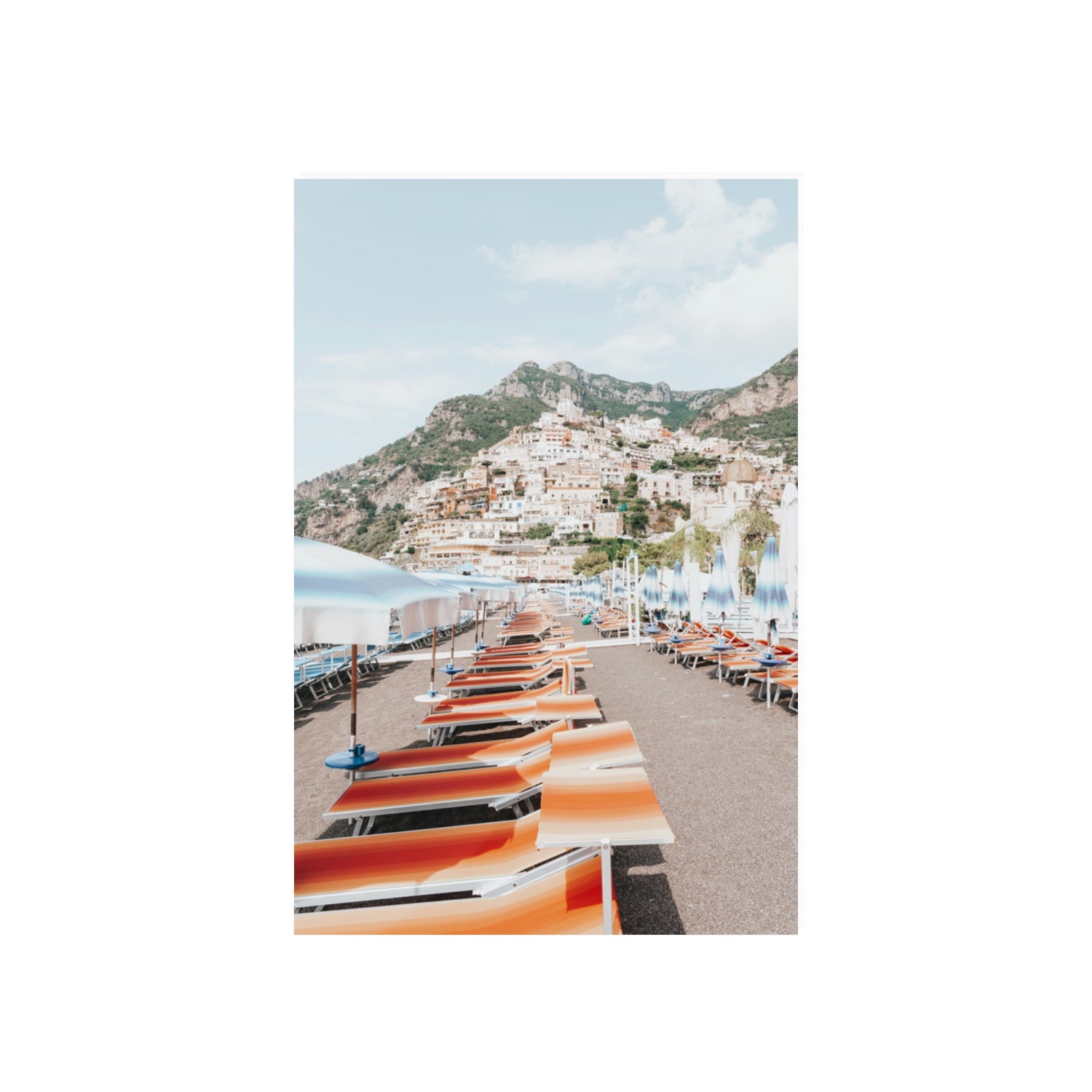 A Symphony of Colours Positano wall art 20 x 30 in unframed fine art print