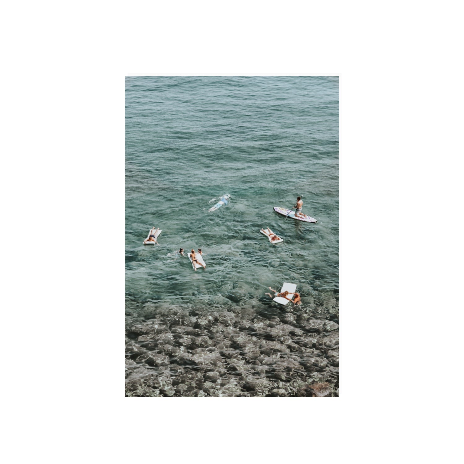 The Big Chill Tuscany coastal Italian wall art 20 x 30 in unframed fine art print