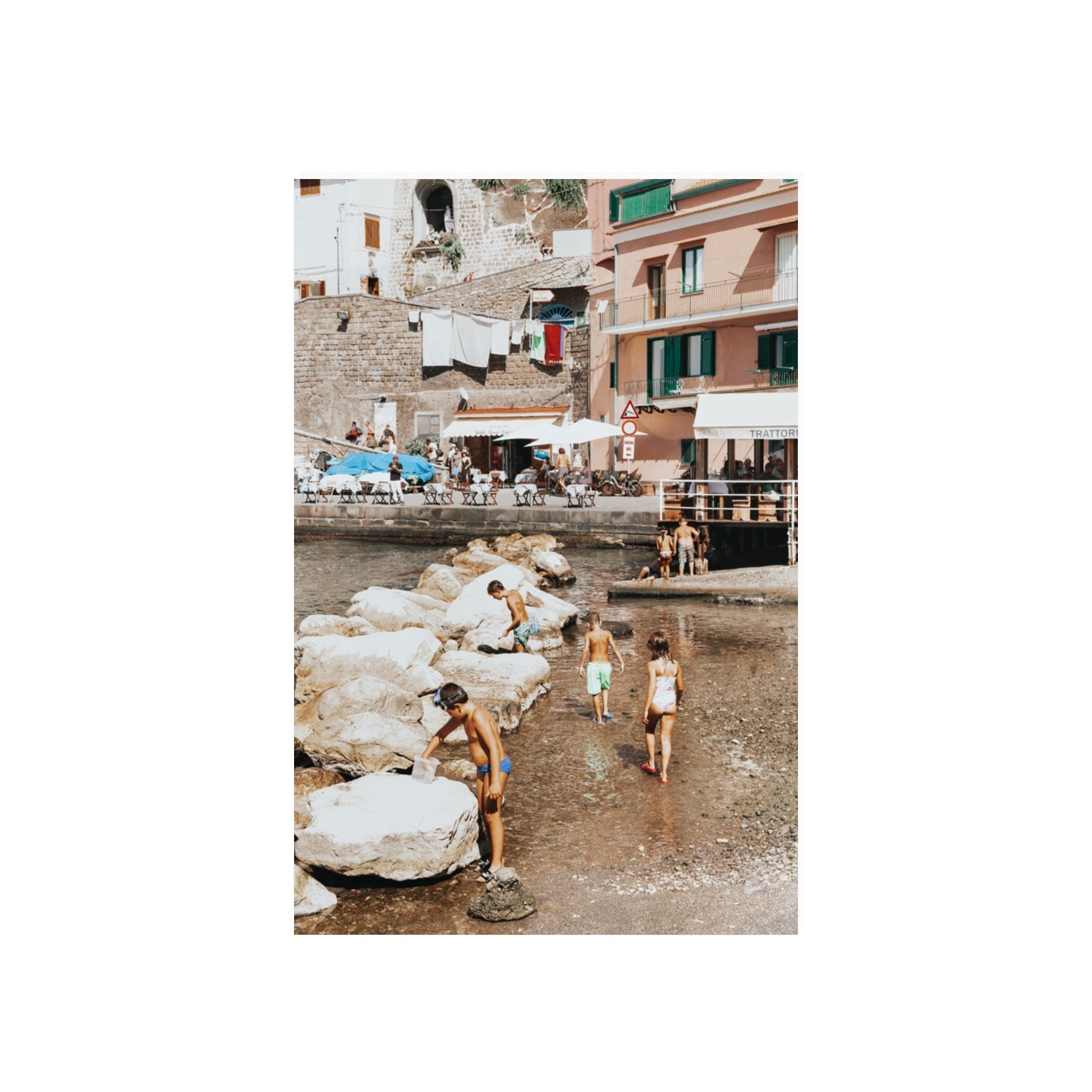 The Beachcombers Sorrento beach coastal wall art 20 x 30 in unframed fine art print