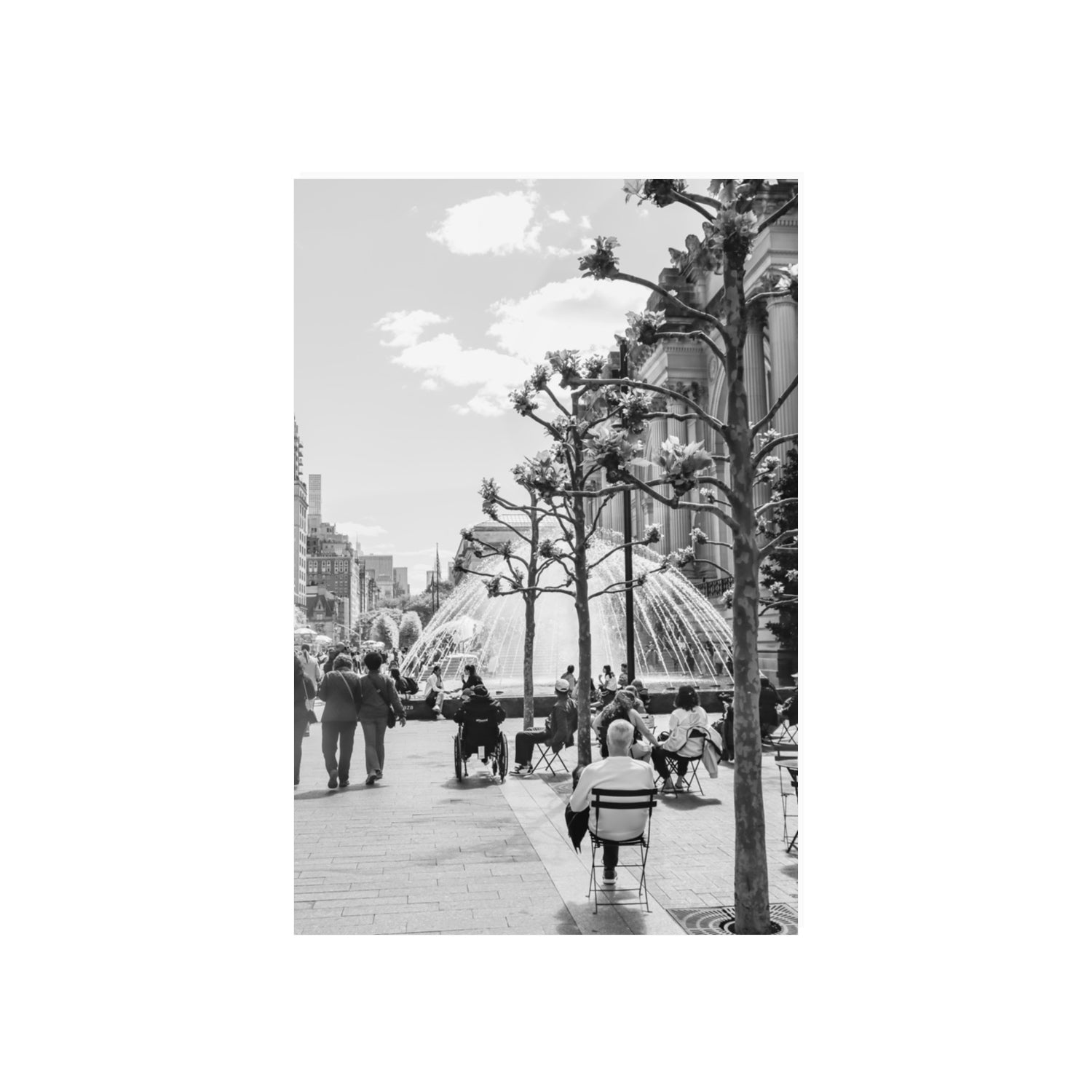 Luminary Noir New York NYC Black & White wall art 20 x 30 in unframed fine art print
