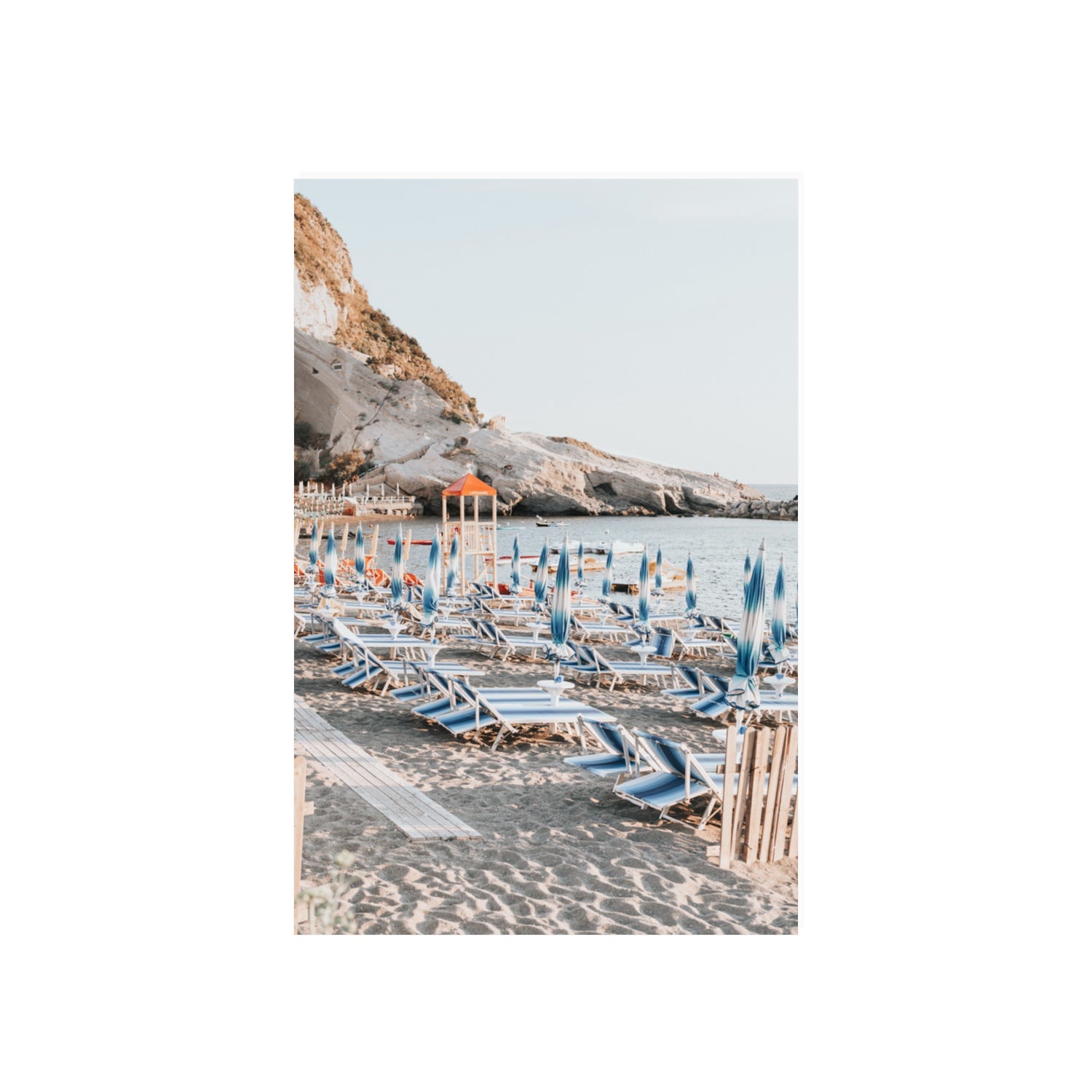 The Golden Hour Ischia Italian coastal wall art 20 x 30 in unframed fine art print