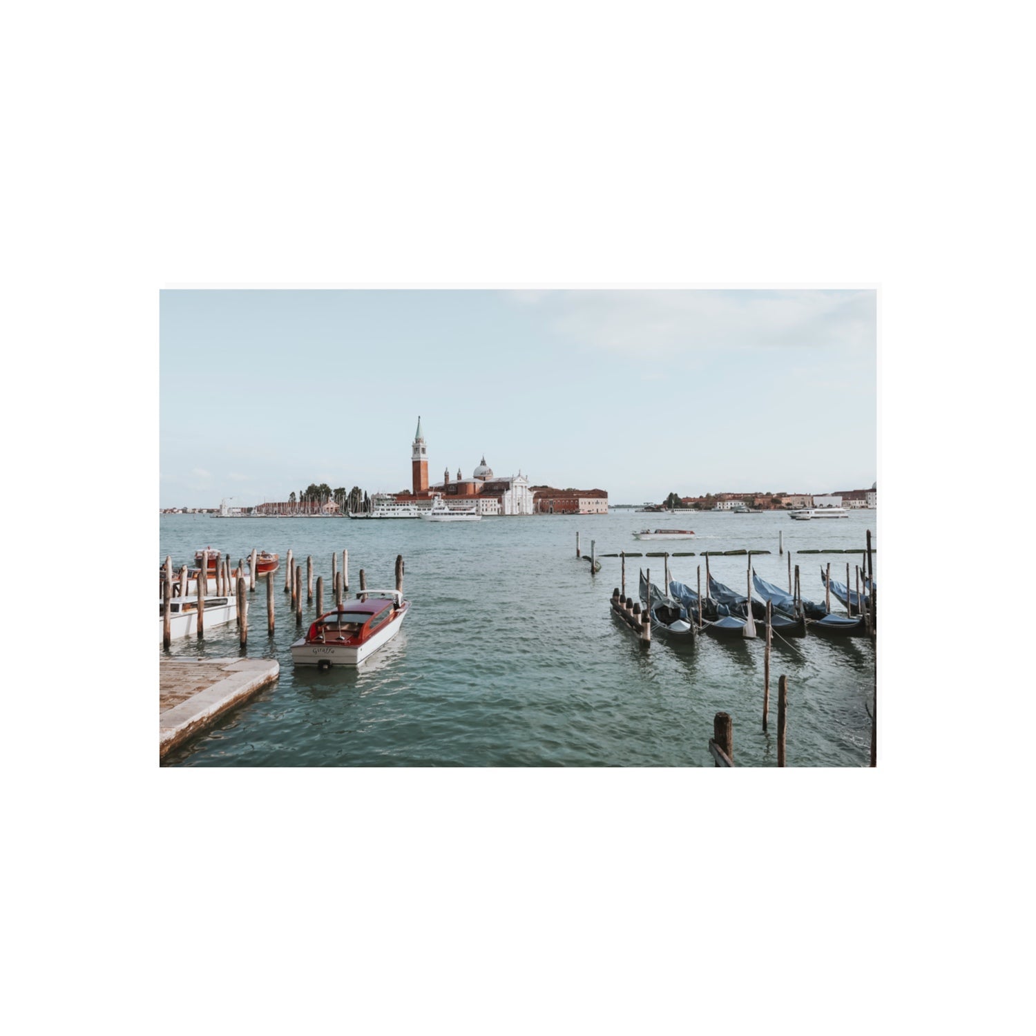 Venetian Waterscape Venice Italian art print 20 x 30 in unframed fine art print