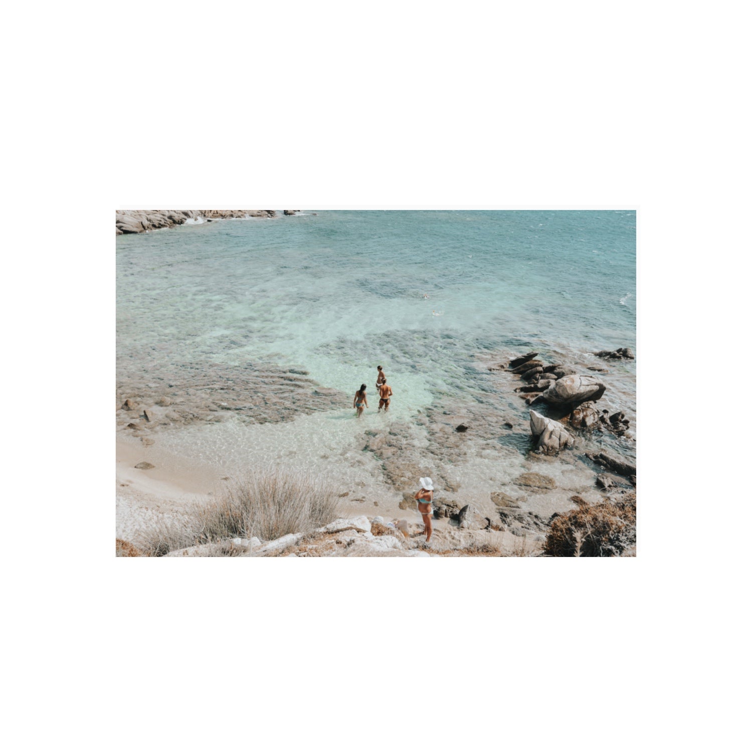 Easy On The Eyes Mykonos Greek island wall art 20 x 30 in unframed fine art print