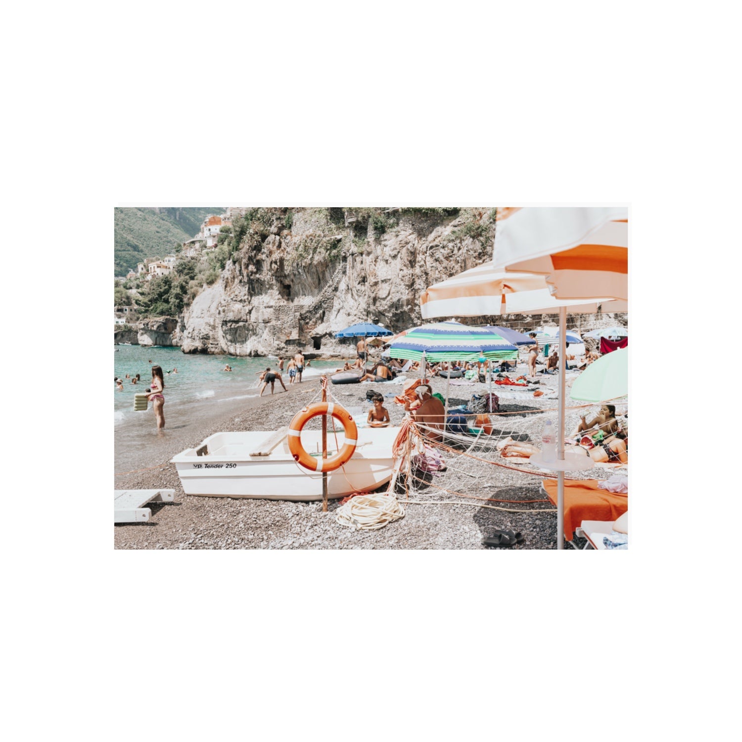 Bellezza By The Bay fine art print, Positano, Italy, 20 x 30 in, Unframed, Fine Art Print