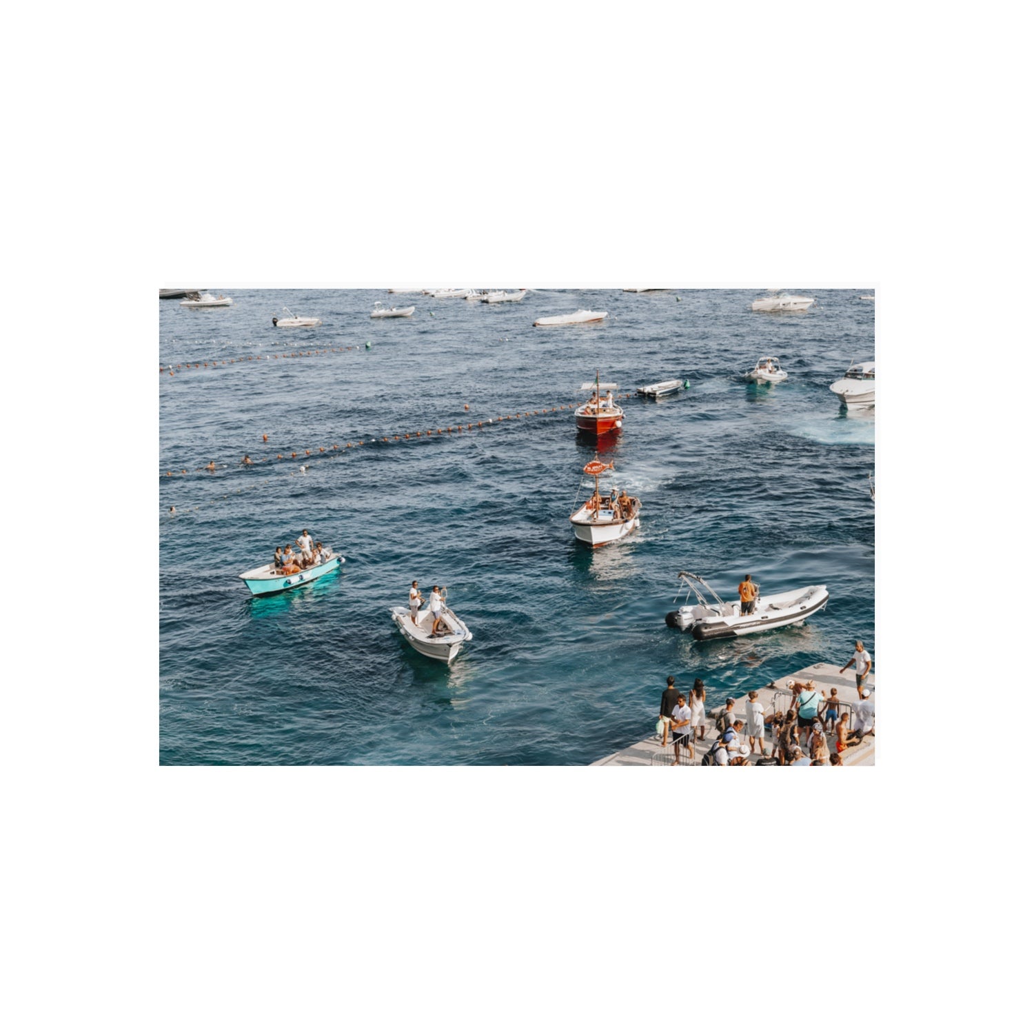 Nautical Parade Positano wall art 20 x 30 in unframed fine art print