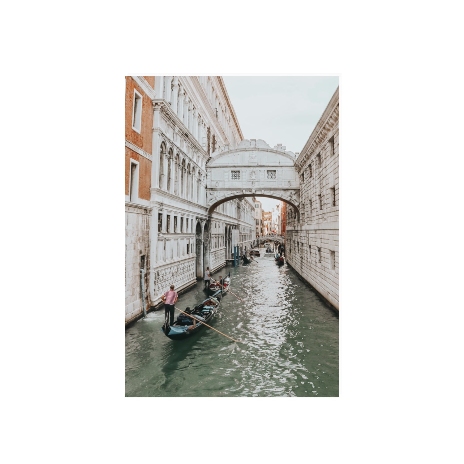 Bridge of Sighs Venice Gondola Italian wall art 20 x 30 in unframed fine art print