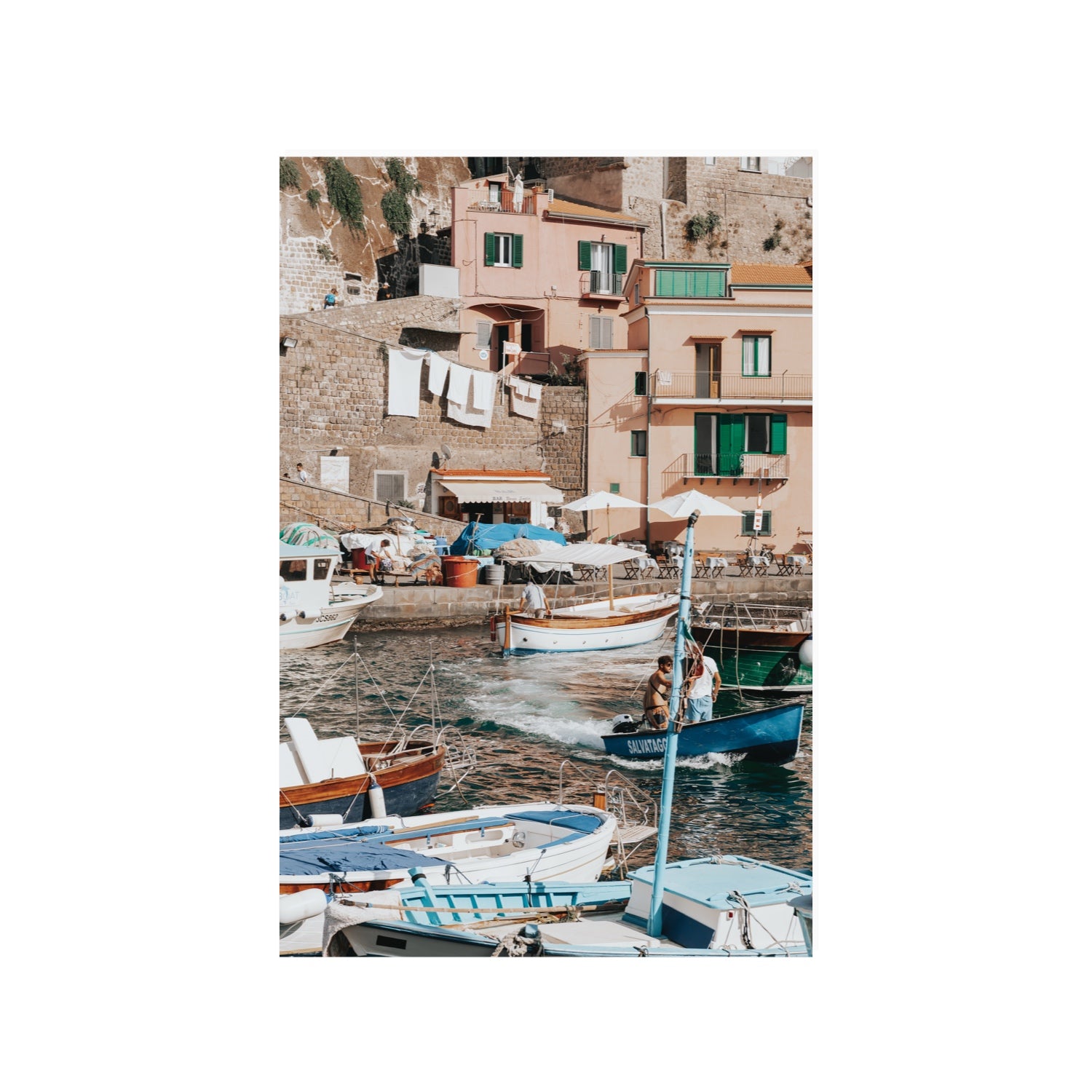Coastal Carousel fine art print, Sorrento, Italy, 24 x 36 in, Unframed, Fine Art Print