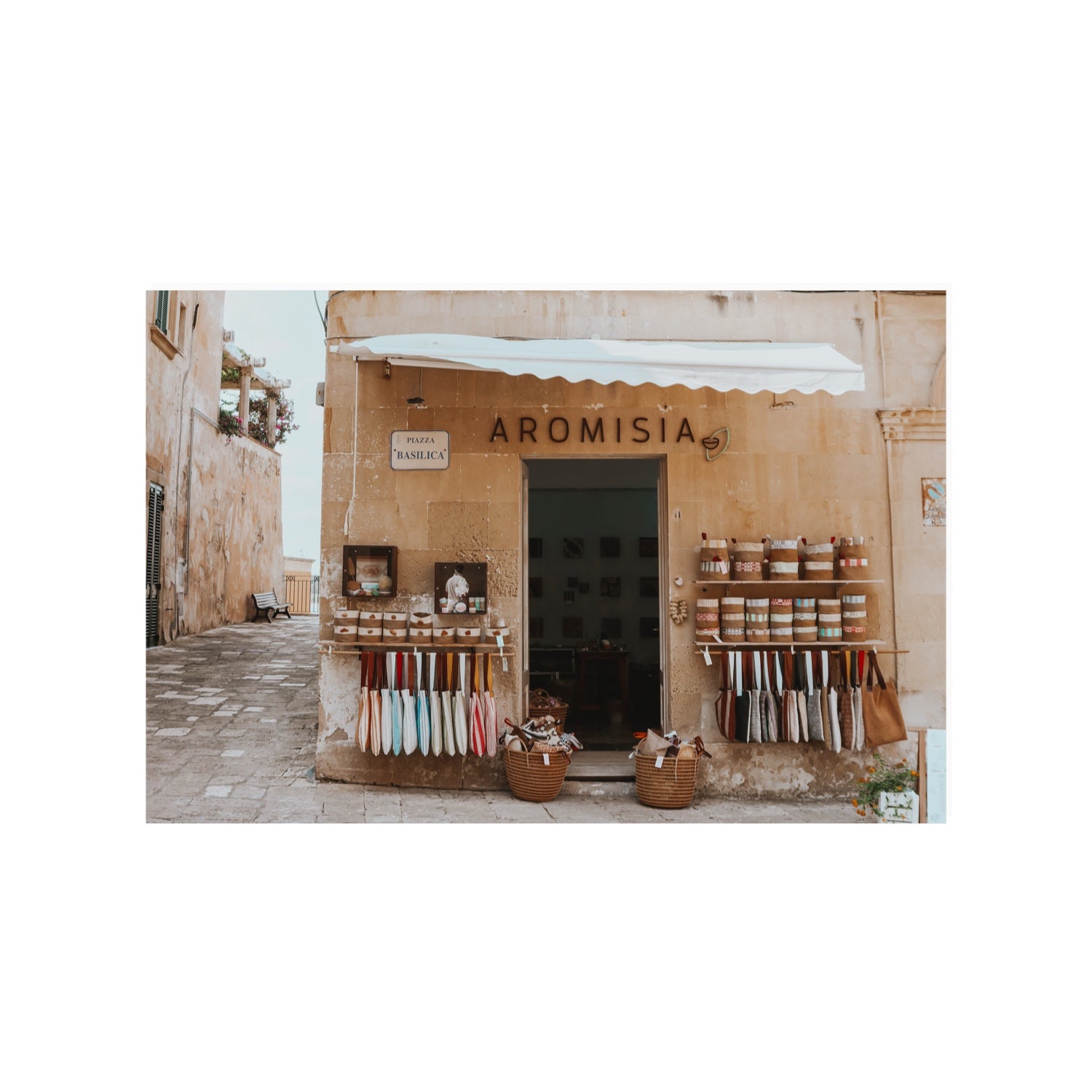 Aromisia Puglia Otranto Italian wall art 24 x 36 in unframed fine art print