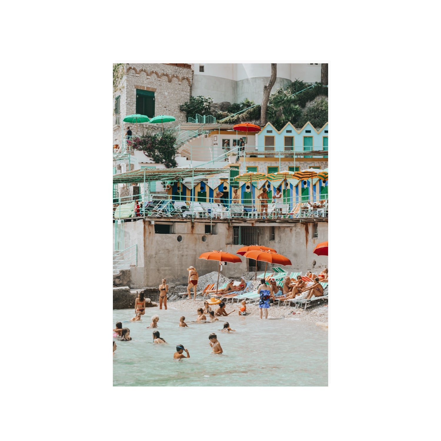 Kaleidoscope fine art print, Capri, Italy, 24 x 36 in, Unframed, Fine Art Print