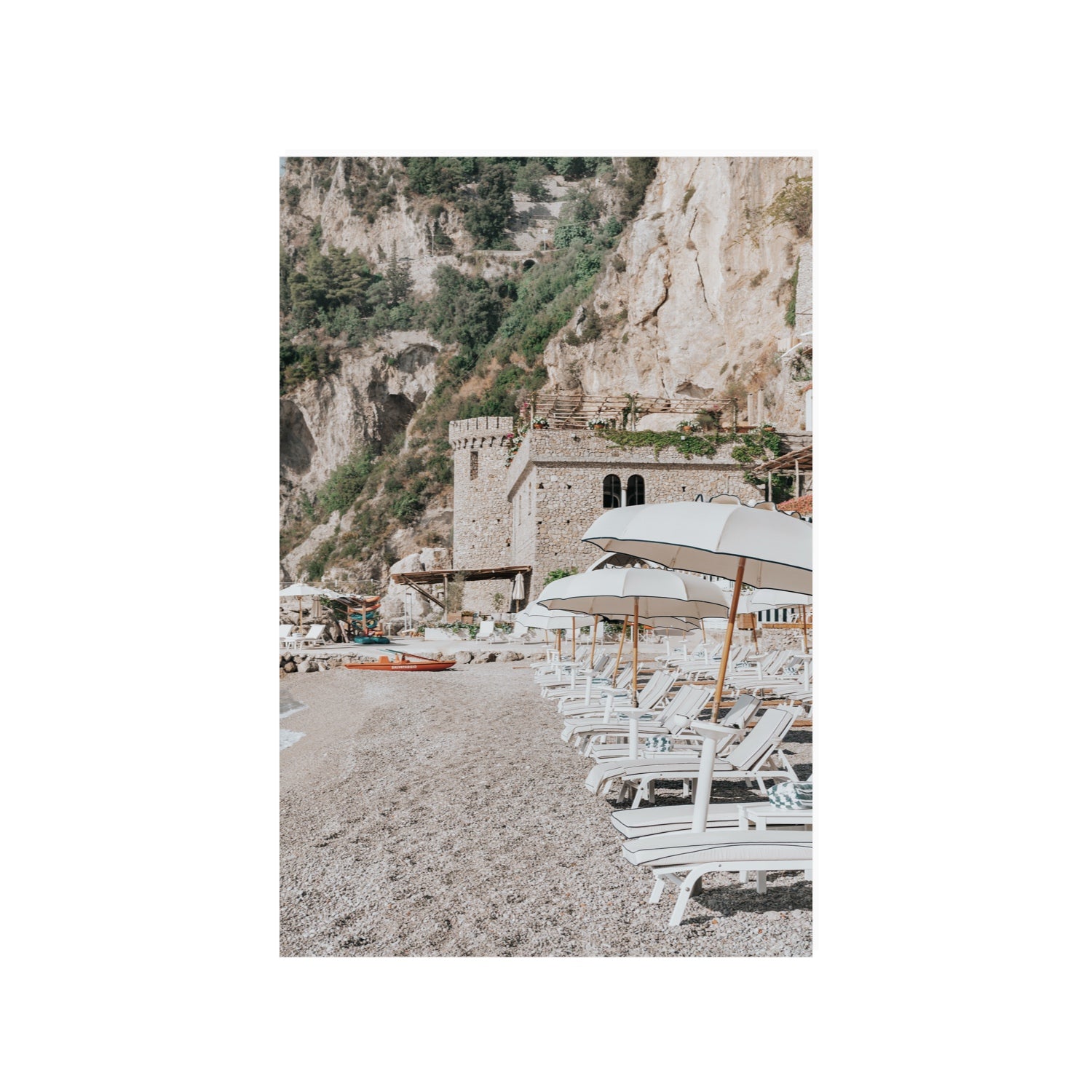 La Villeggiatura fine art print, Amalfi, Italy, luxury escapes artwork, 24 x 36 in, Unframed, Fine Art Print