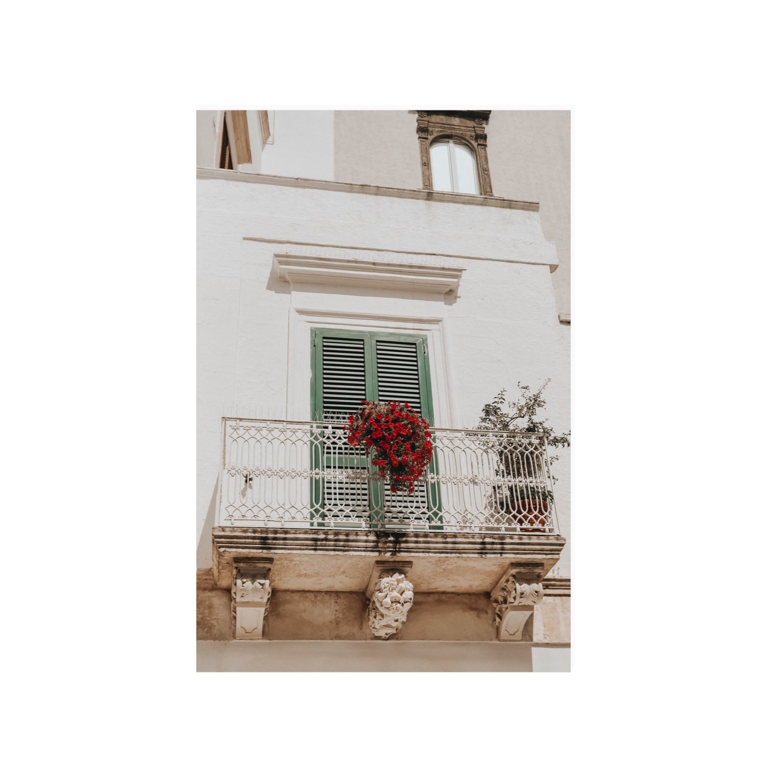Balcone Estivo Puglia Italian wall art 24 x 36 in unframed fine art print