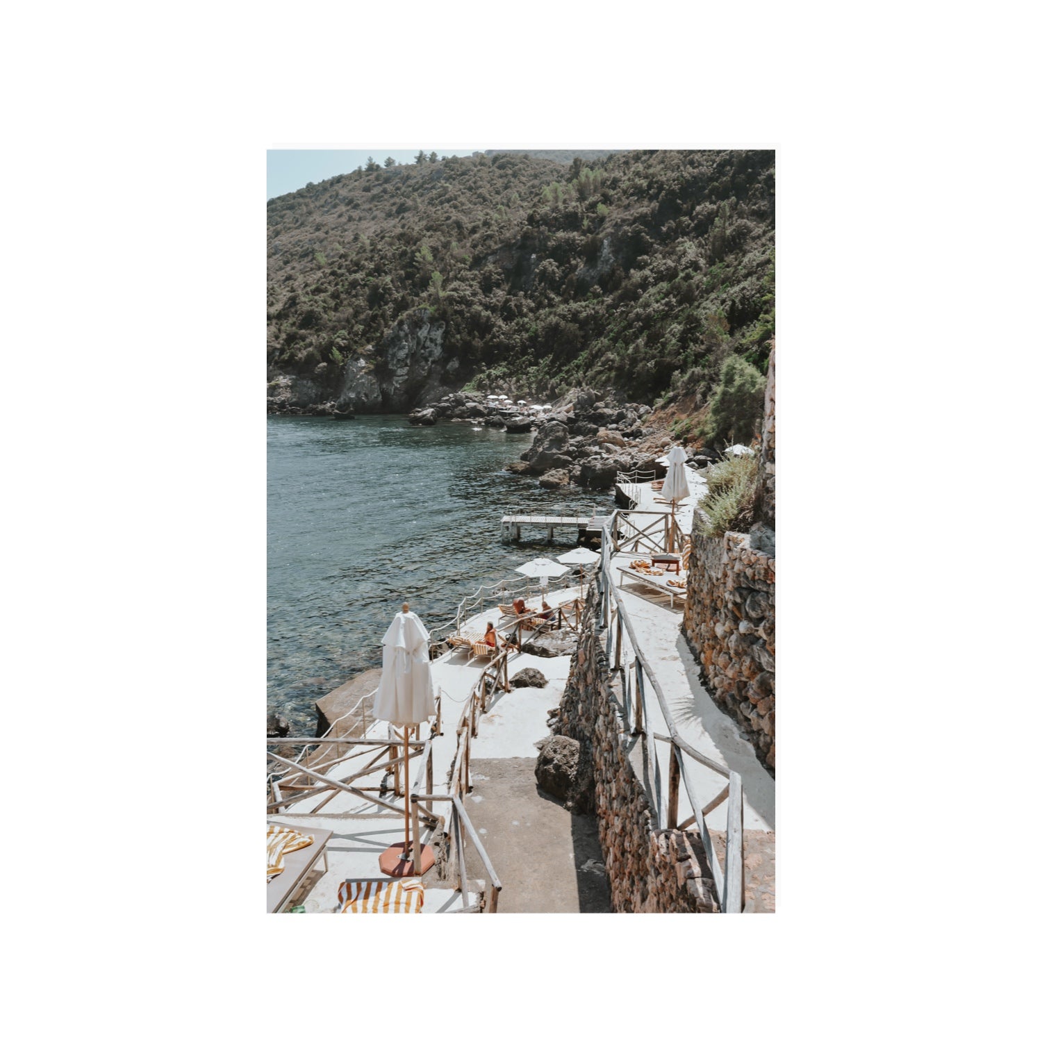 L'Estate Tuscany coastal Italian wall art 24 x 36 in unframed fine art print
