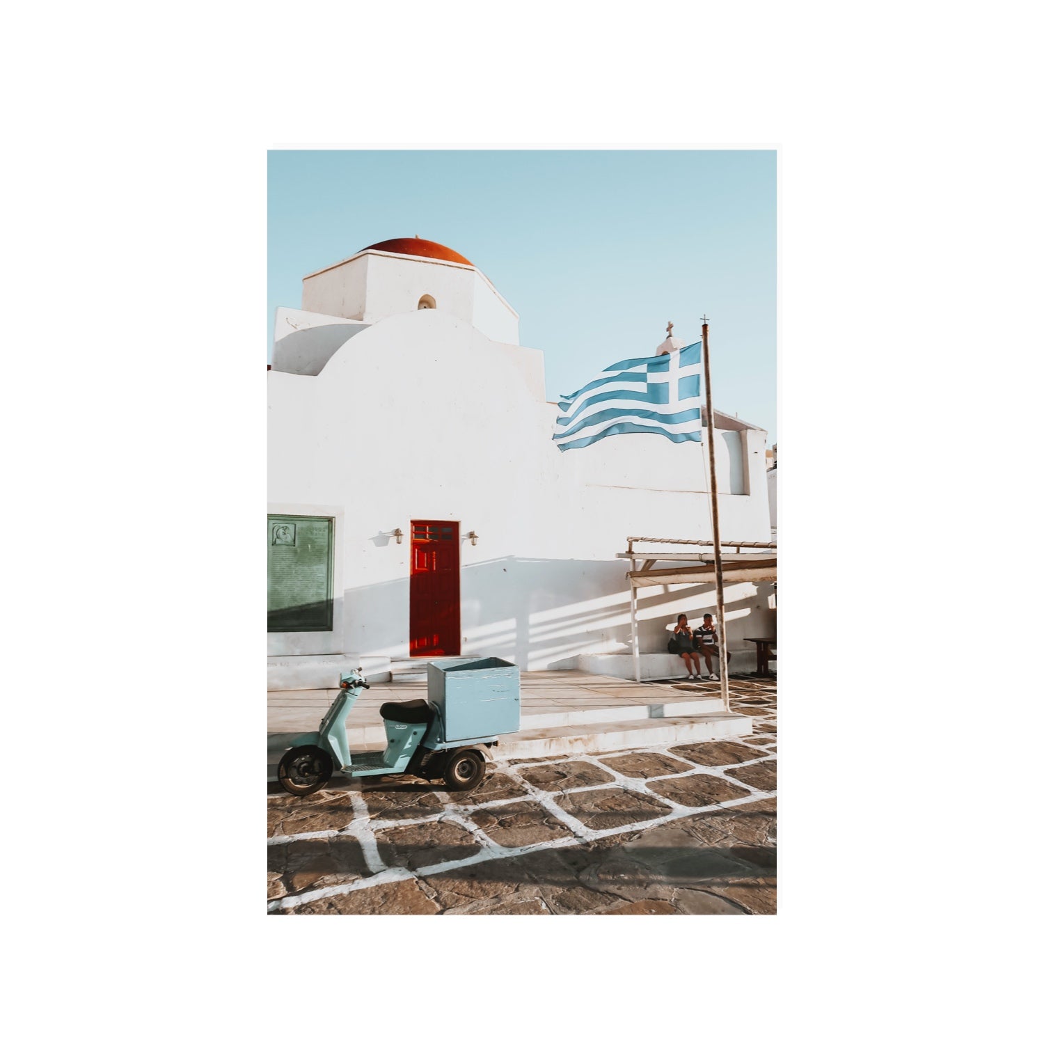 Mykonos Postcard fine art print, Mykonos, Greece, 24 x 36 in, Unframed, Fine Art Print