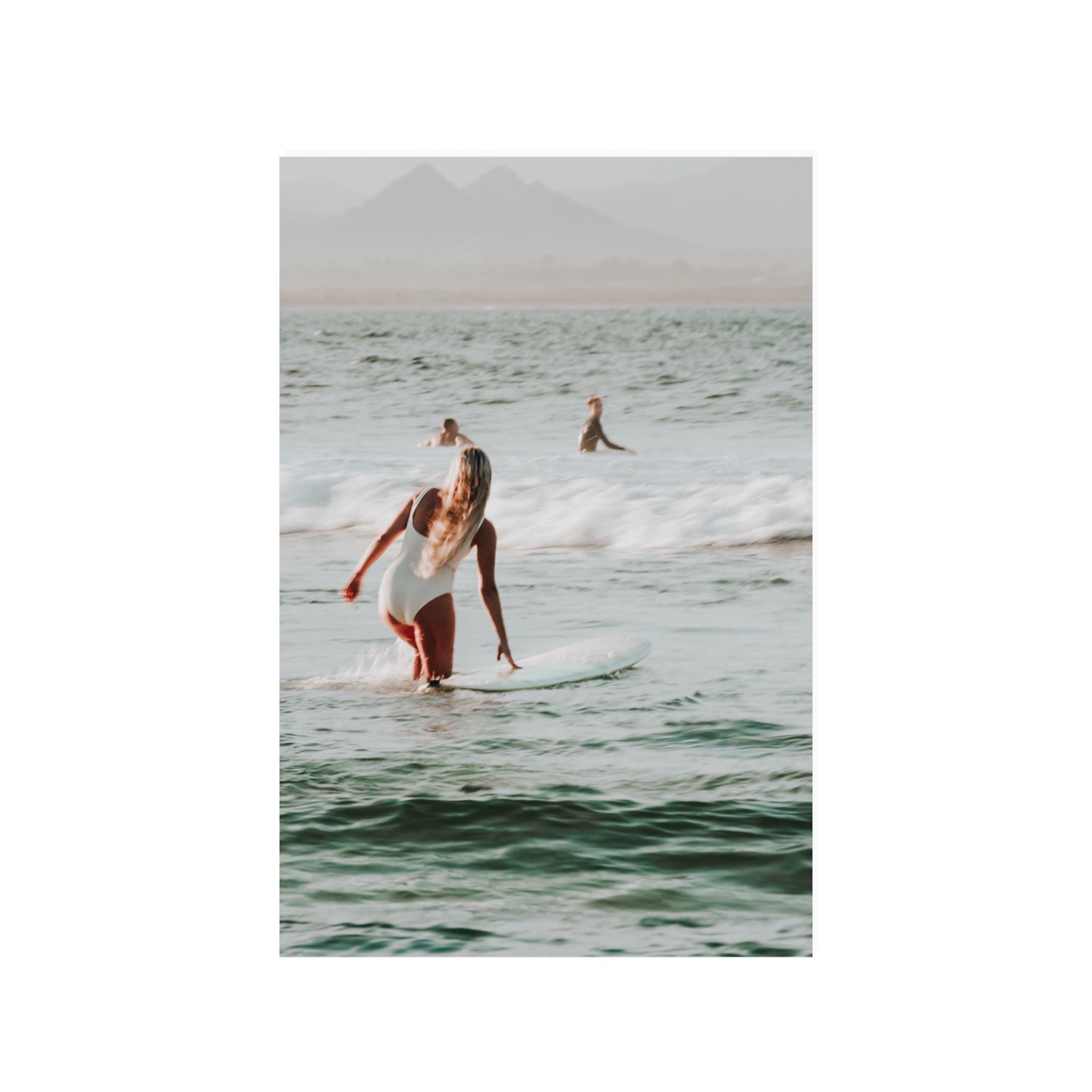 Blondie Byron Bay Surf coastal decor wall art 24 x 36 in unframed fine art print