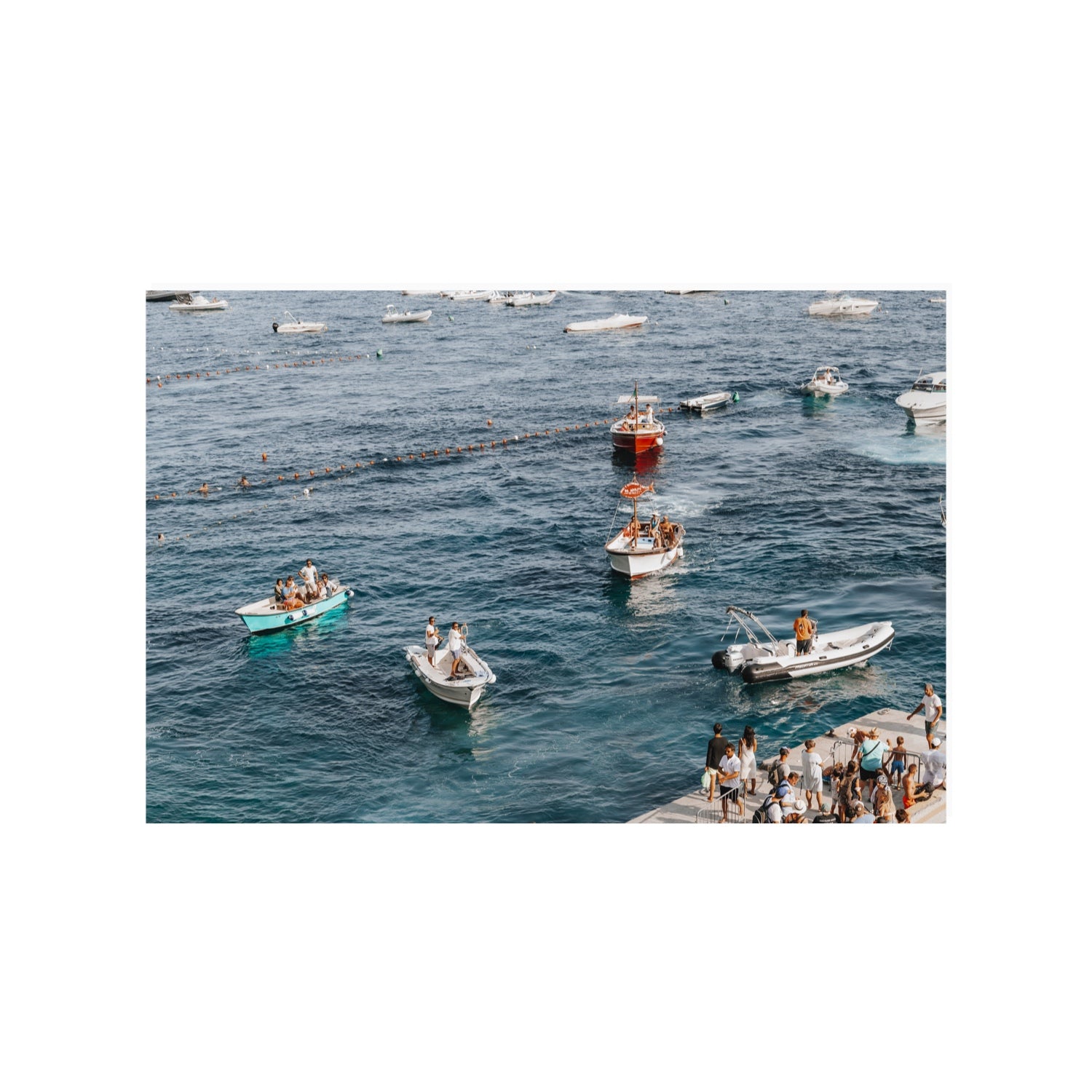 Nautical Parade Positano wall art 24 x 36 in unframed fine art print